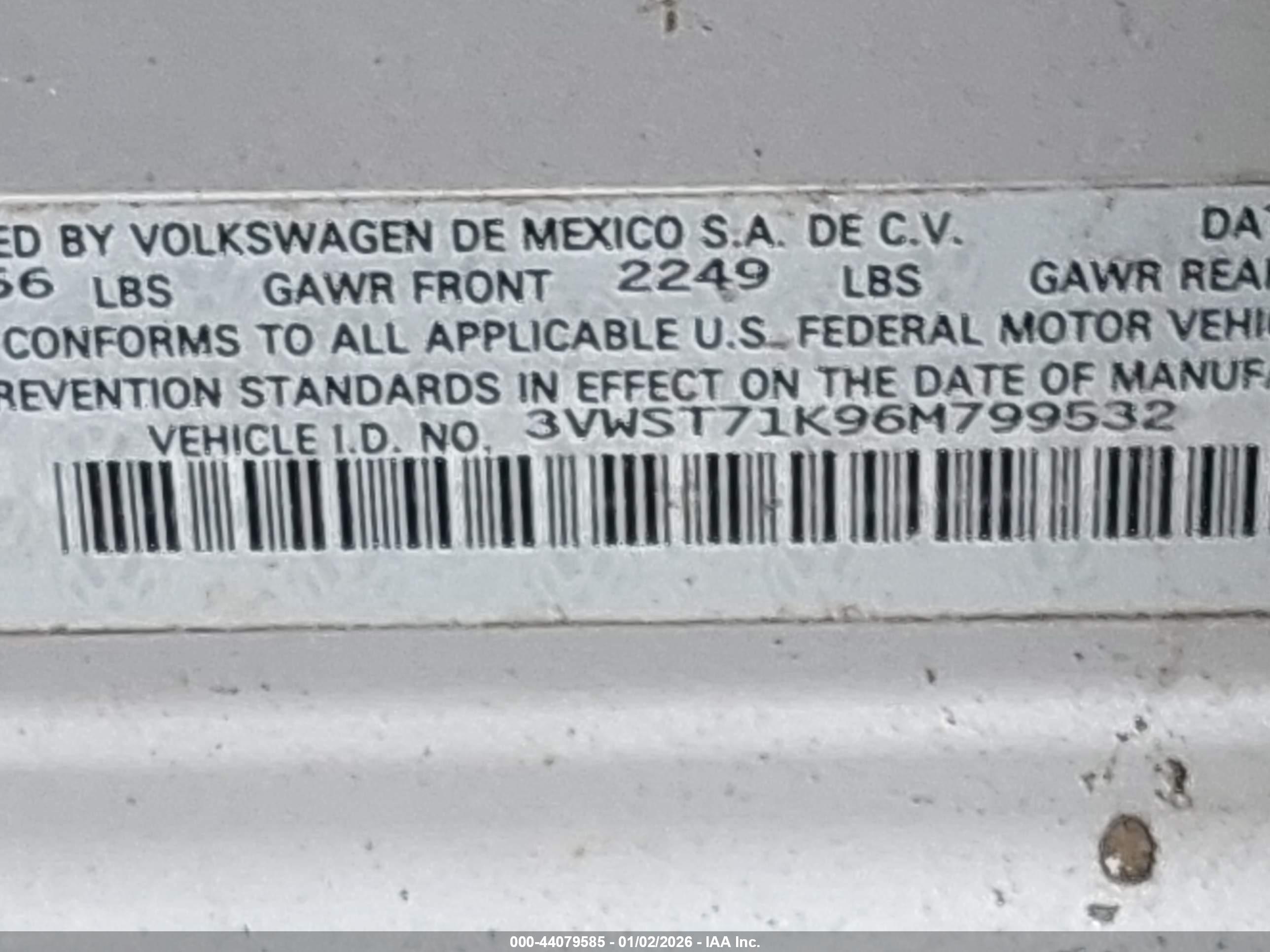 VOLKSWAGEN JETTA image 9