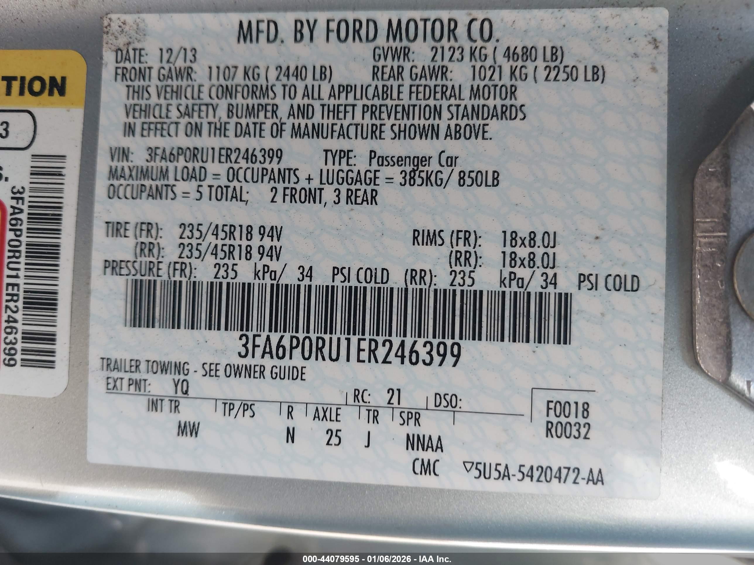 FORD FUSION image 9