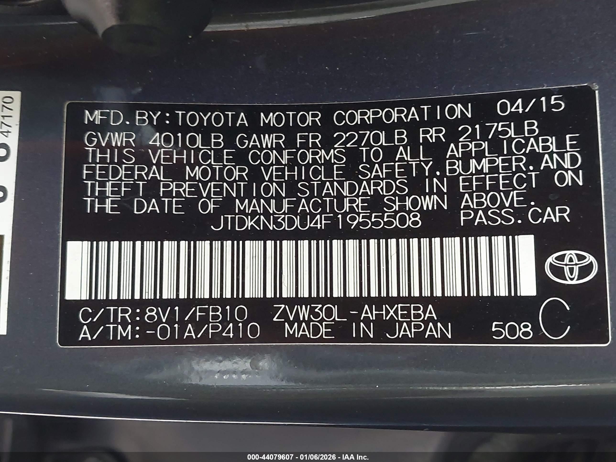 TOYOTA PRIUS image 9