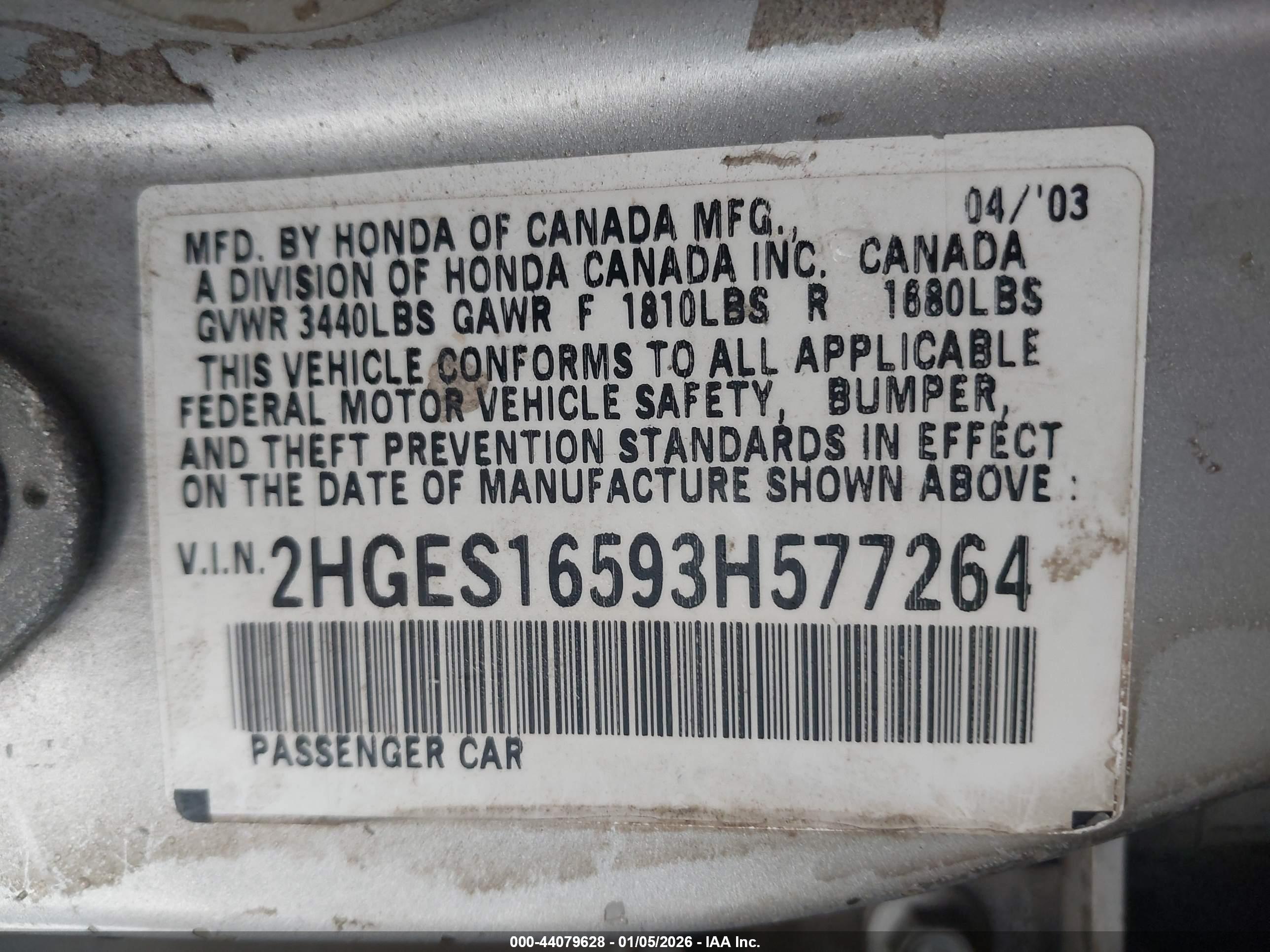 HONDA CIVIC image 9