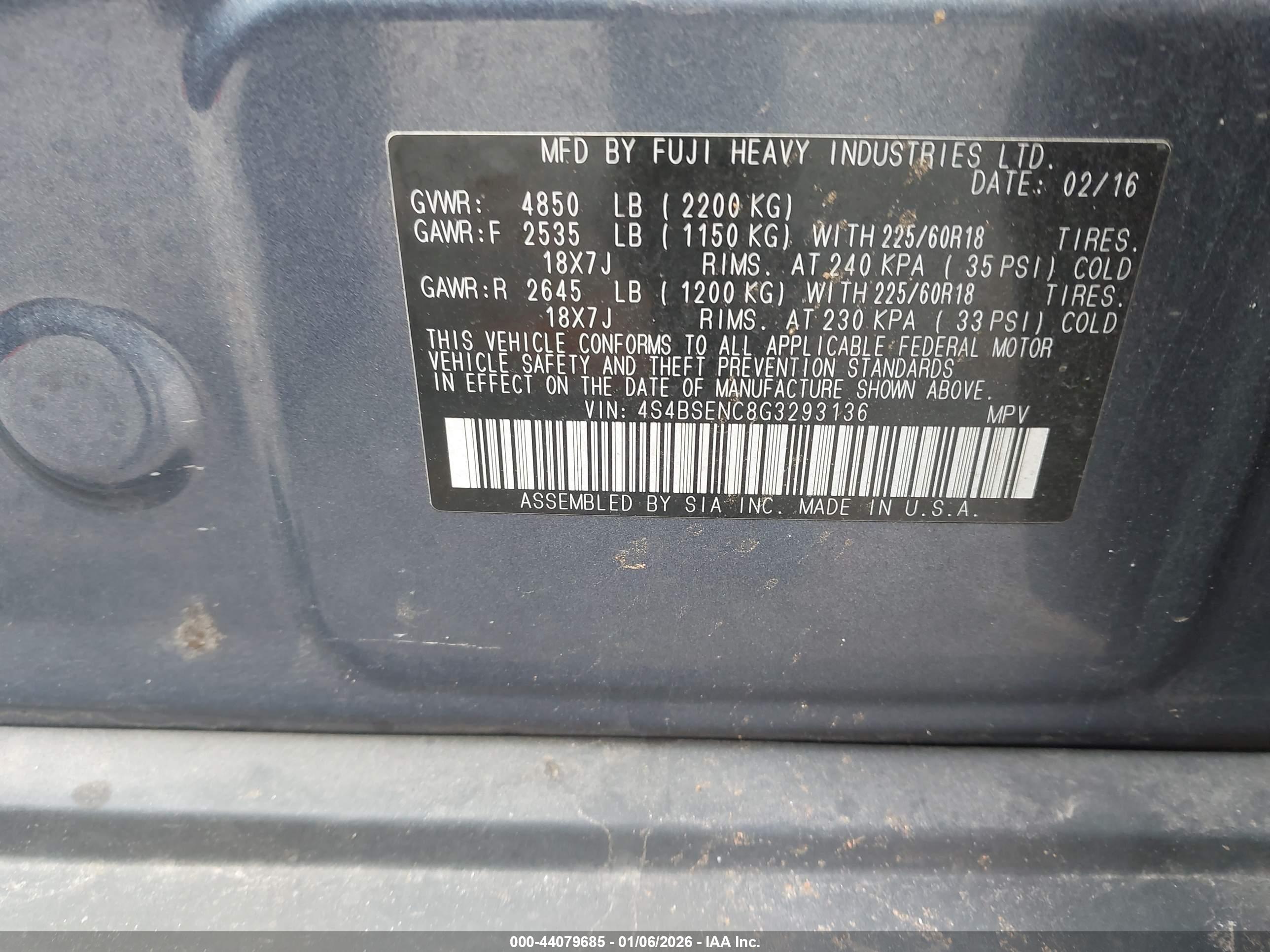 SUBARU OUTBACK image 9