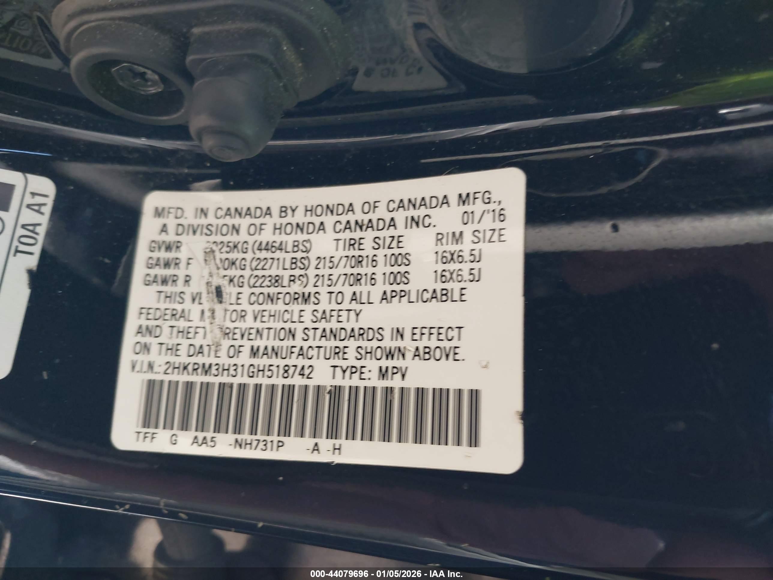 HONDA CR-V image 9