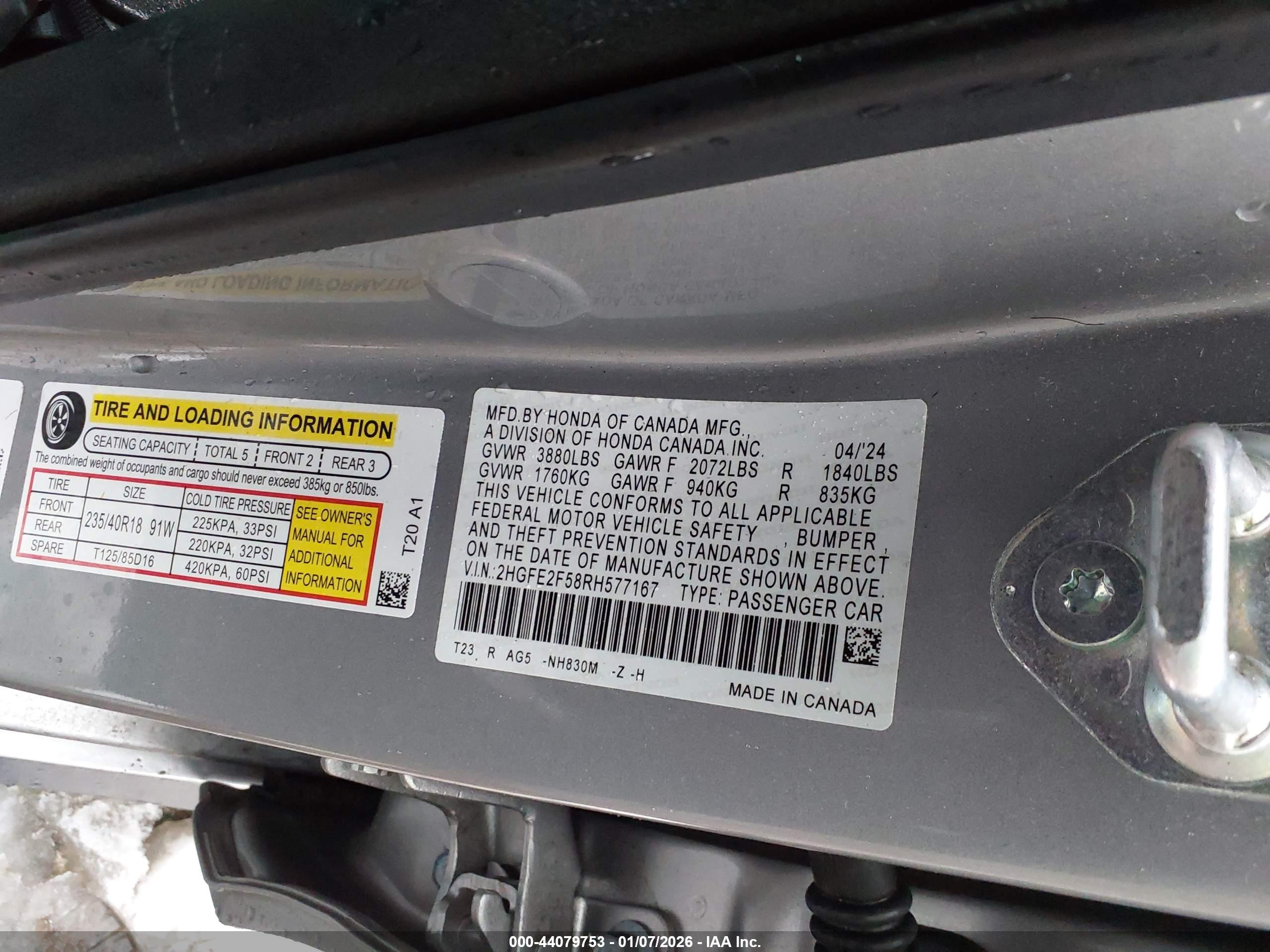 HONDA CIVIC image 9