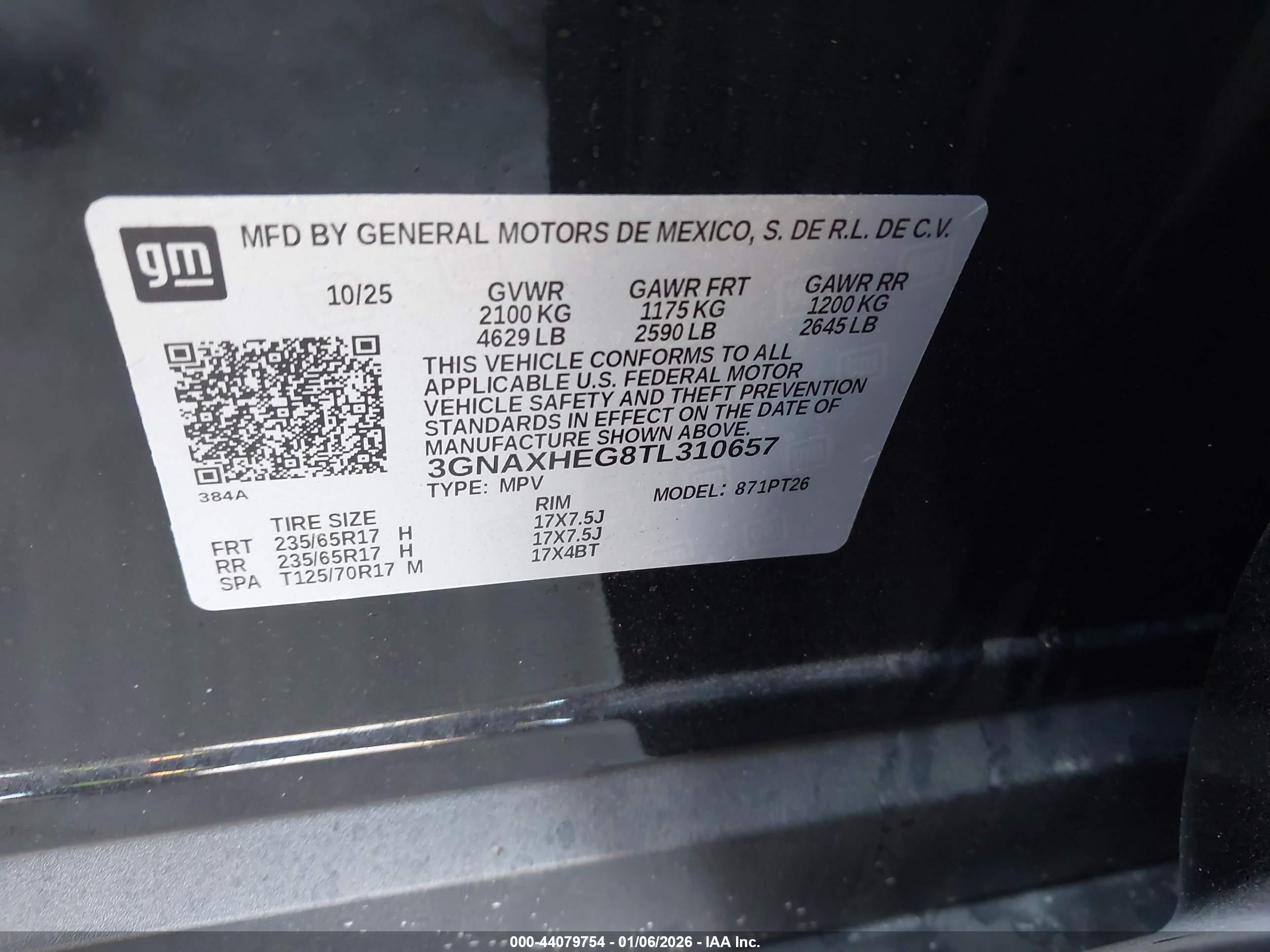 CHEVROLET EQUINOX image 9