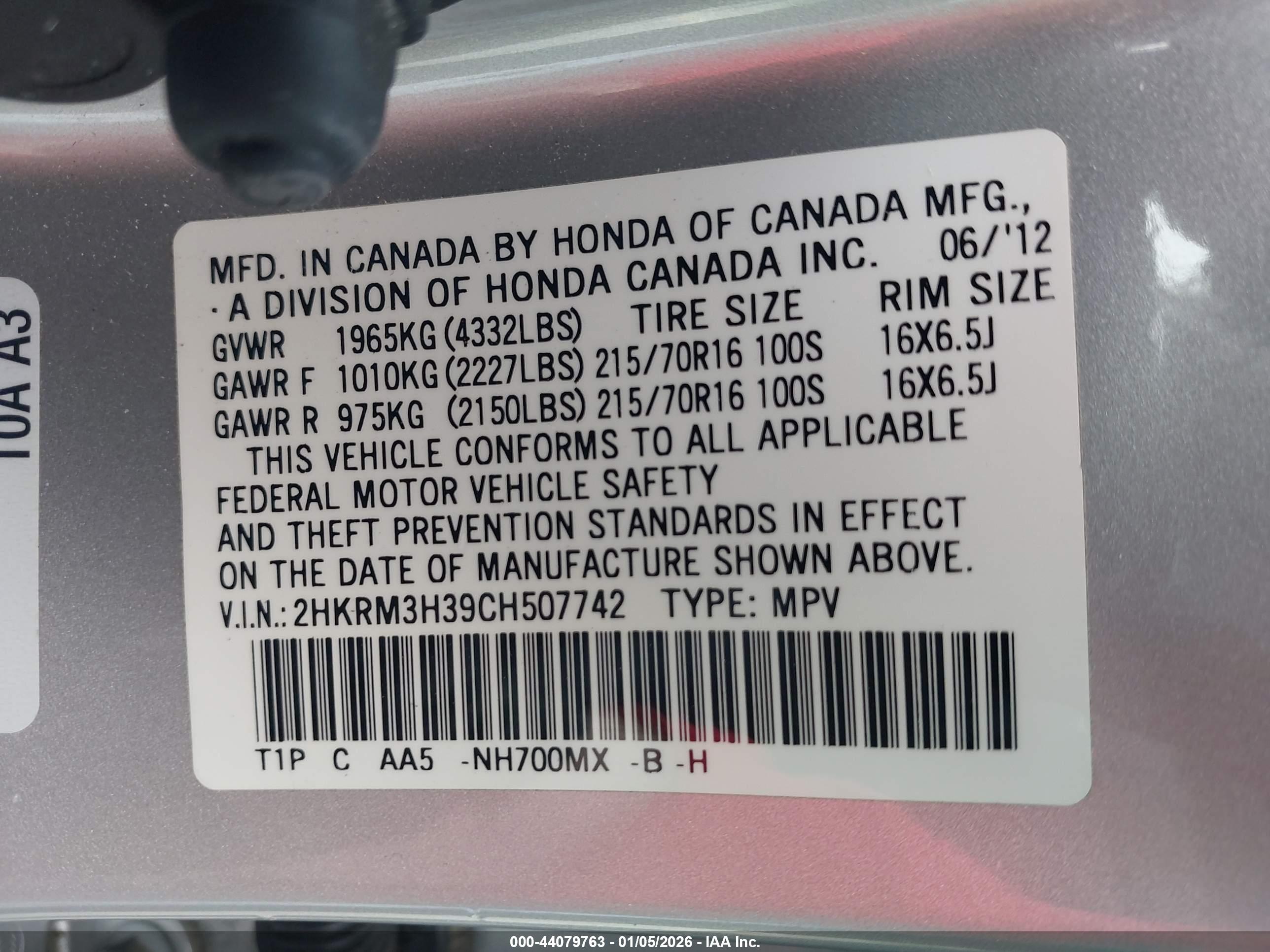 HONDA CR-V image 9