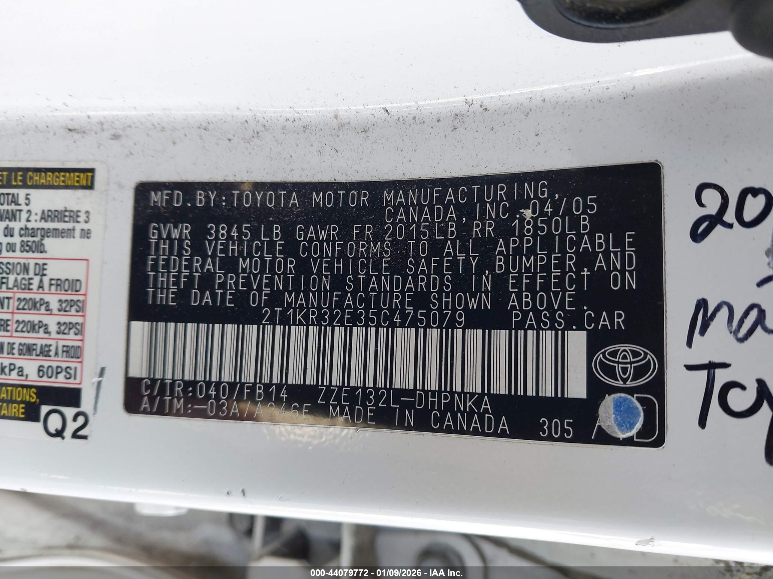 TOYOTA MATRIX image 9
