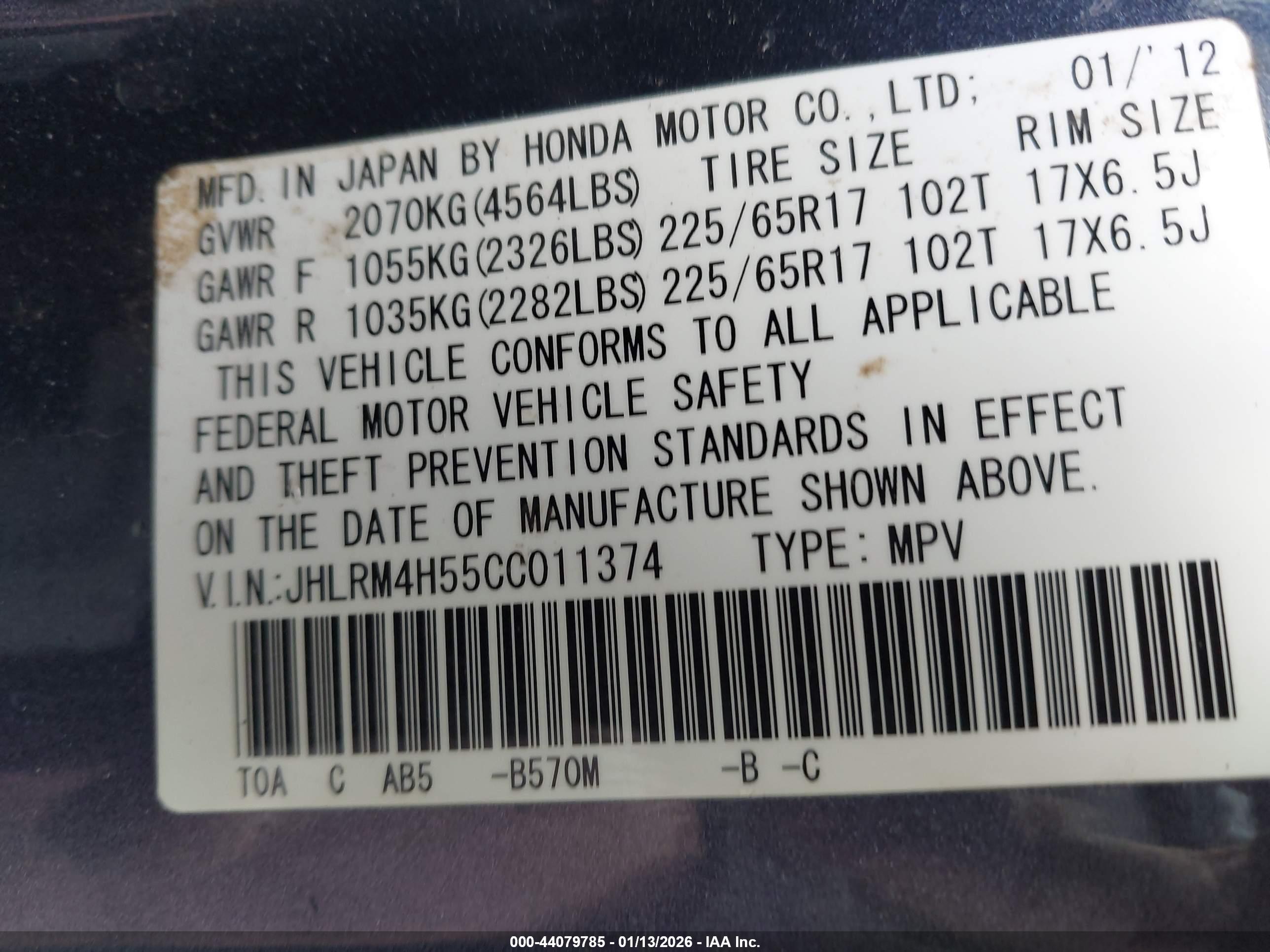 HONDA CR-V image 9