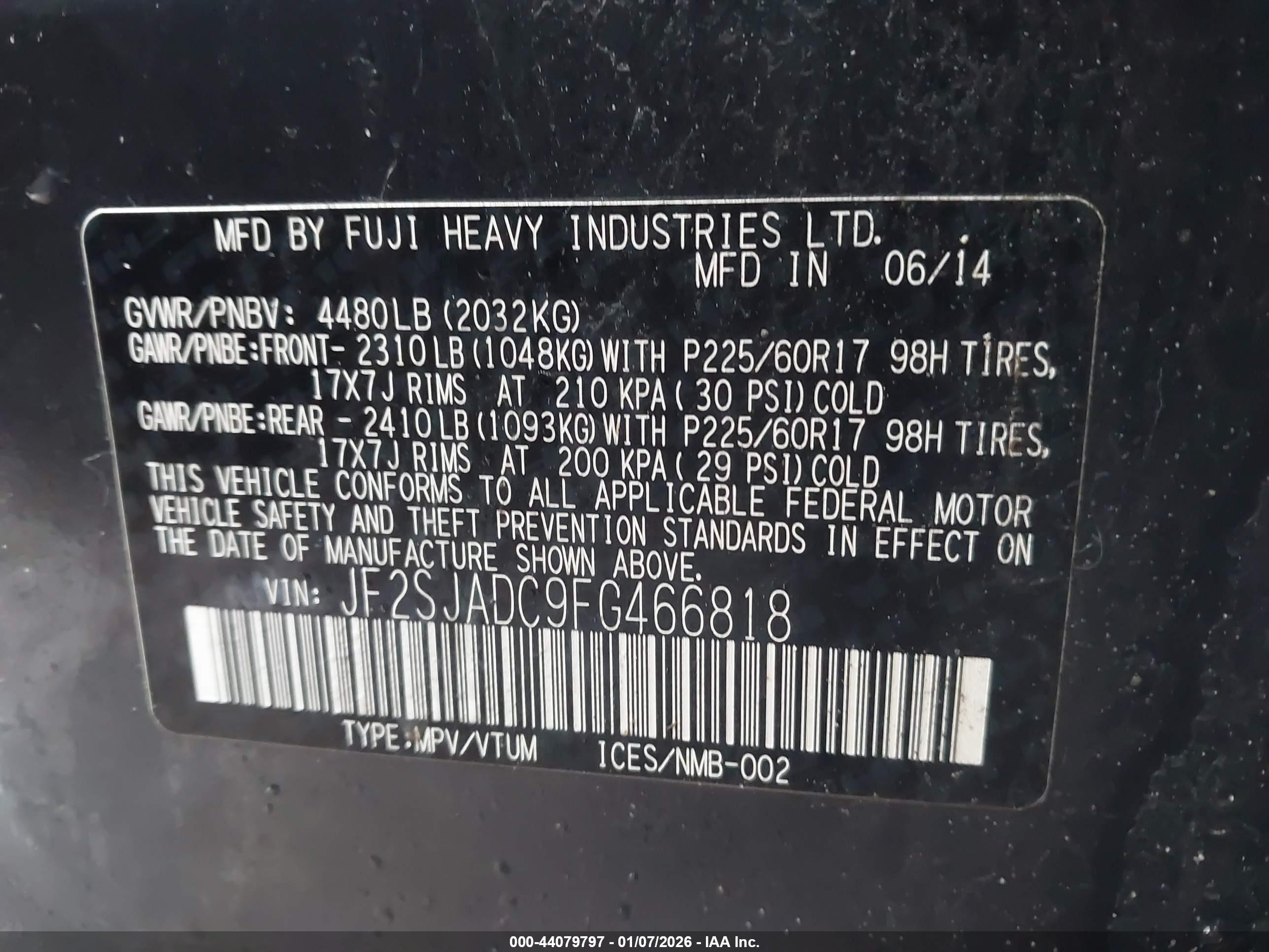 SUBARU FORESTER image 9