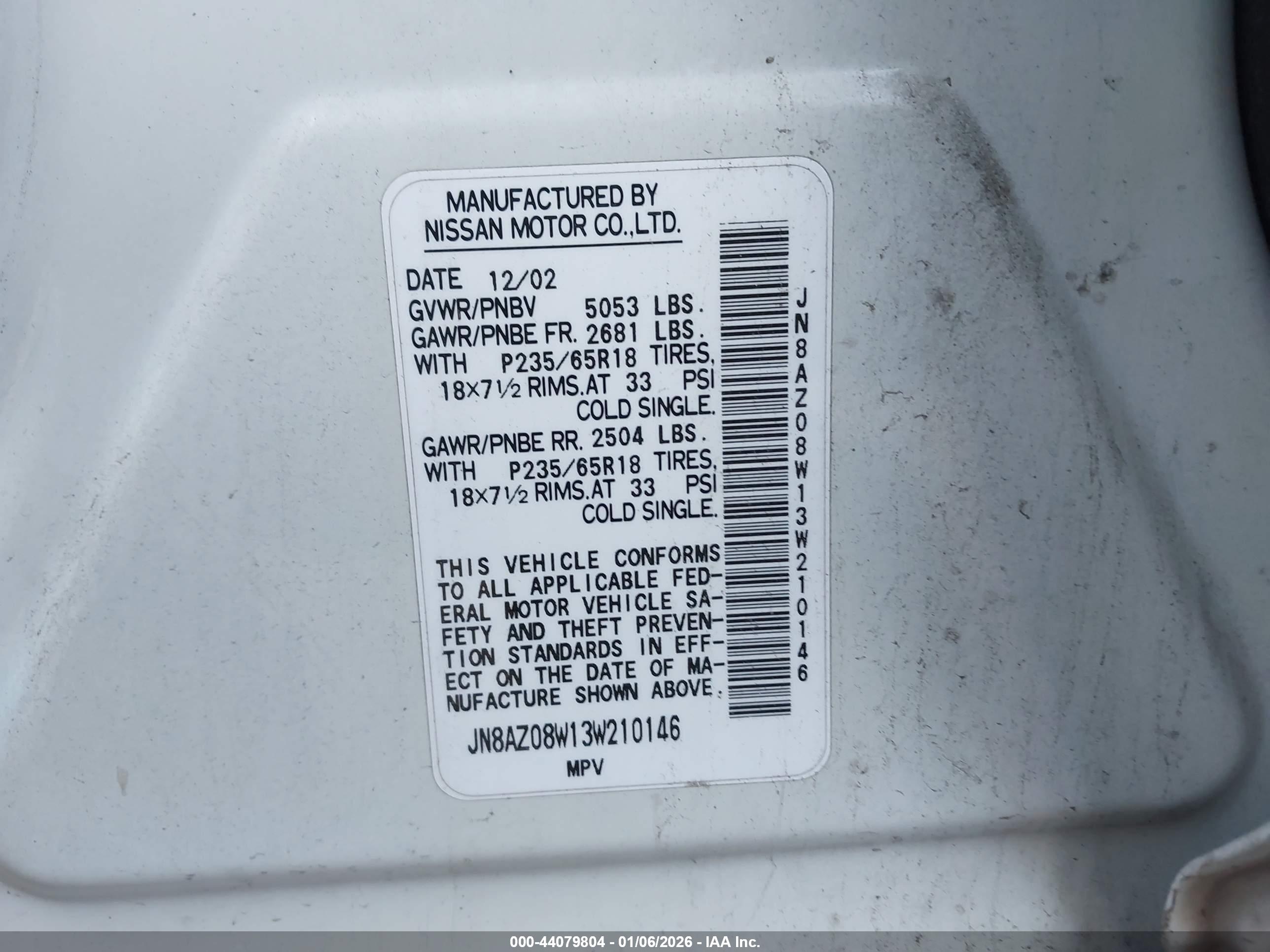 NISSAN MURANO image 9