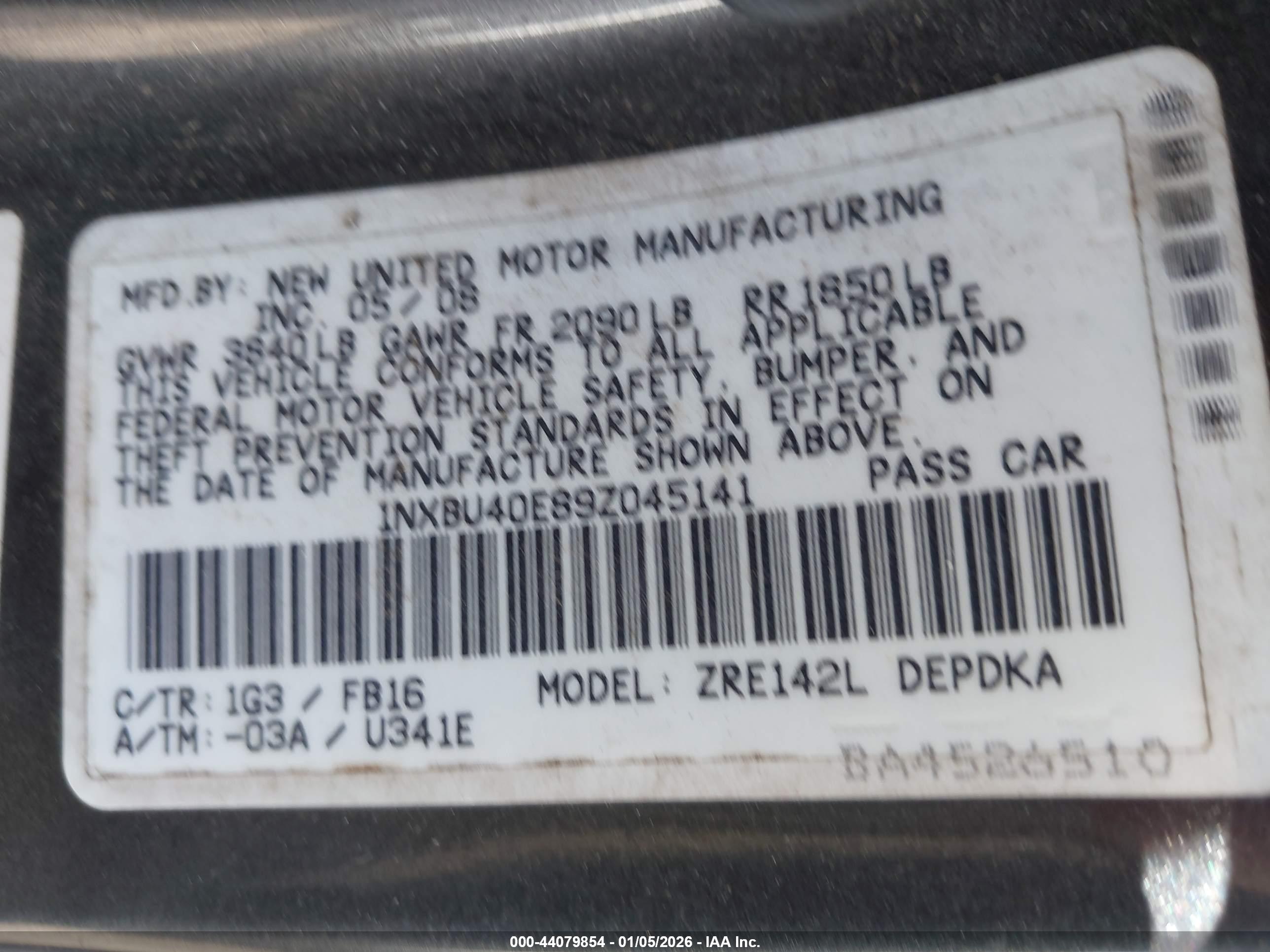 TOYOTA COROLLA image 9