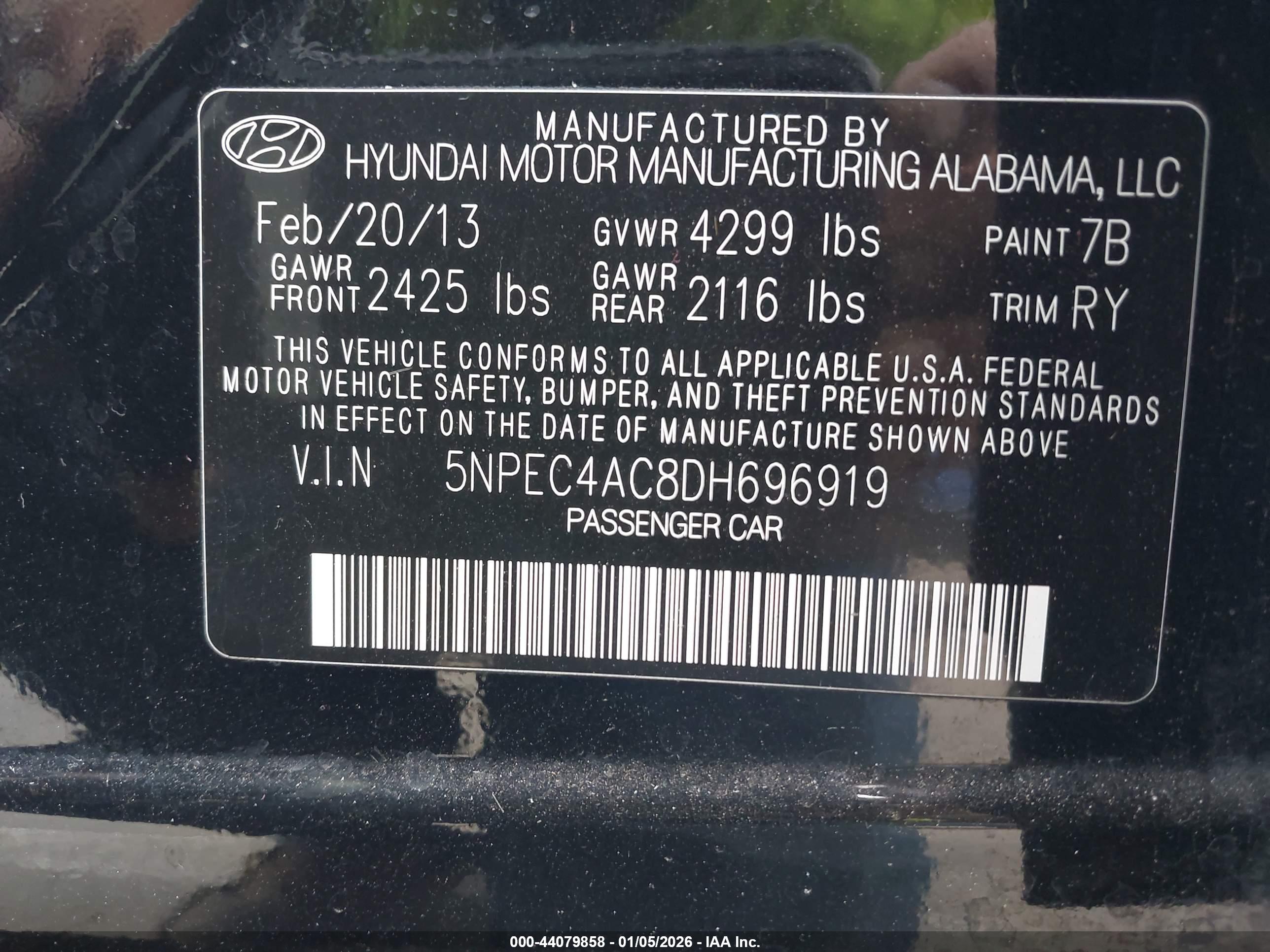 HYUNDAI SONATA image 9