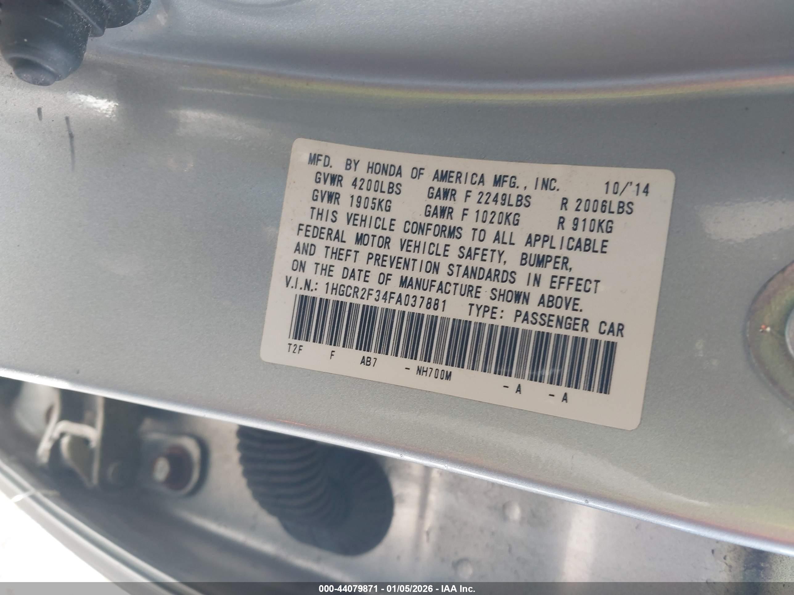 HONDA ACCORD image 9