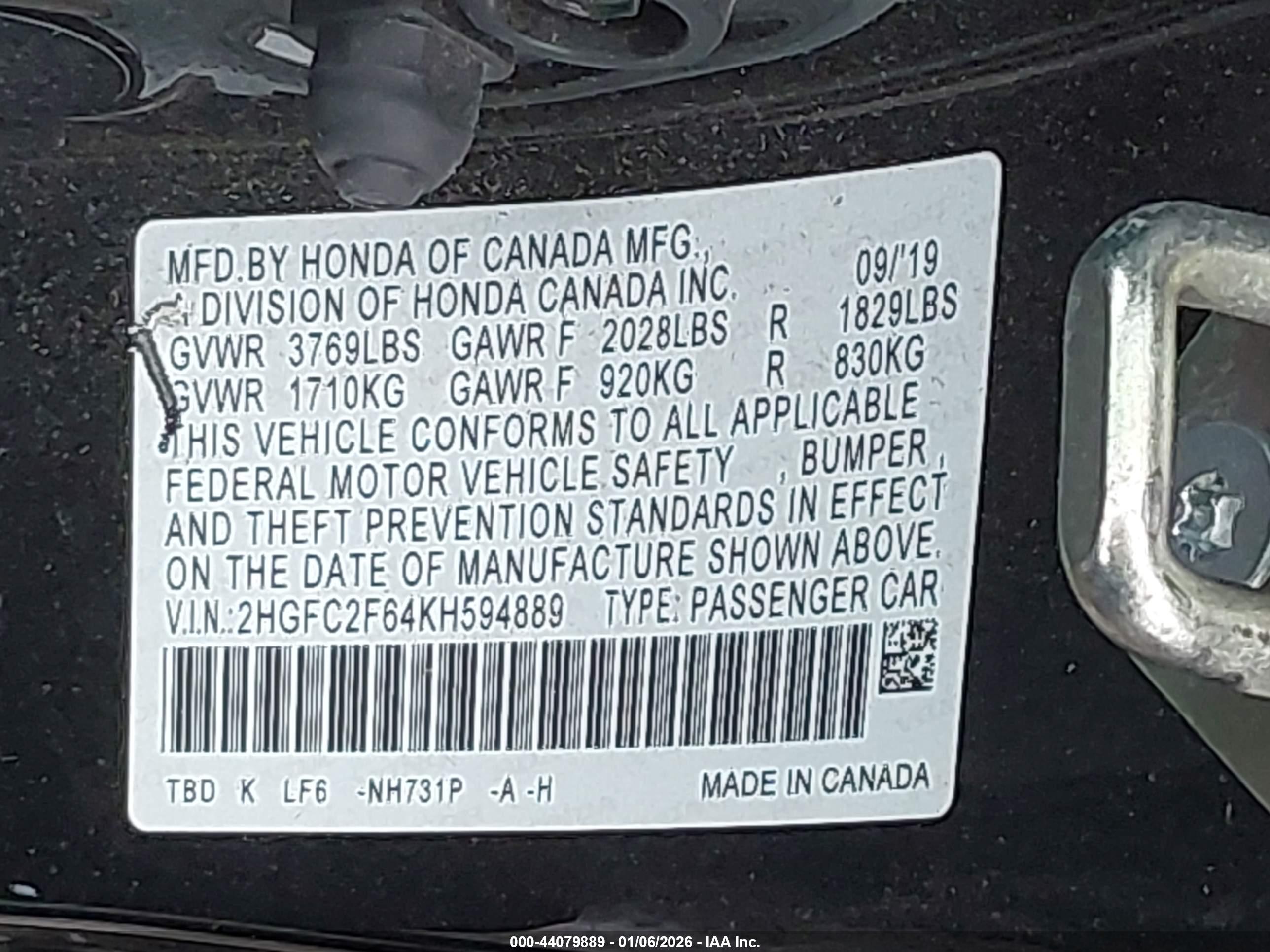 HONDA CIVIC image 9