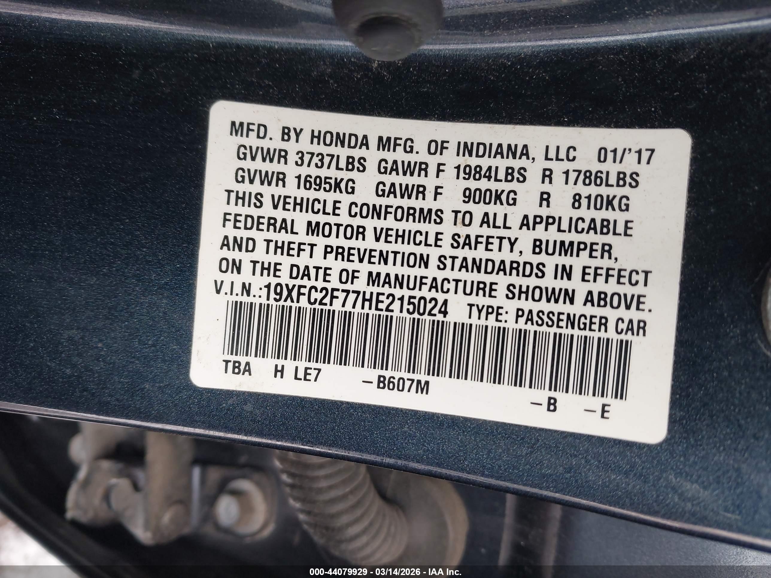 HONDA CIVIC image 9