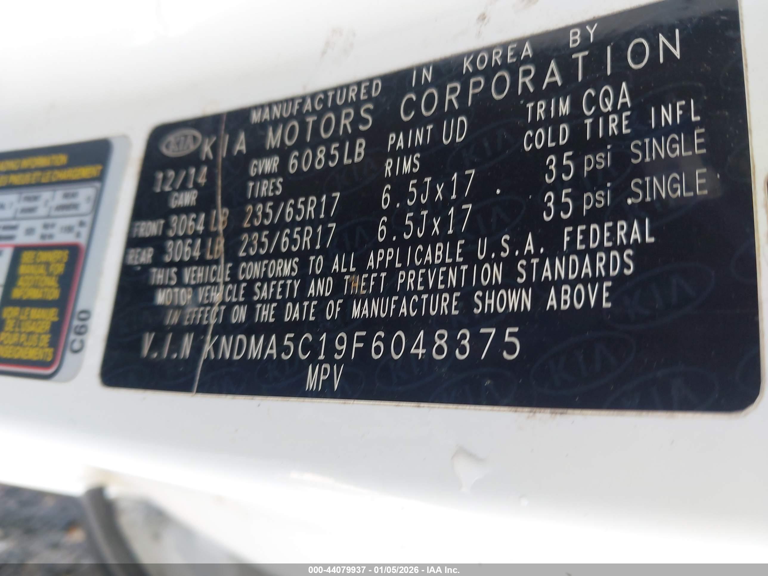 KIA SEDONA image 9