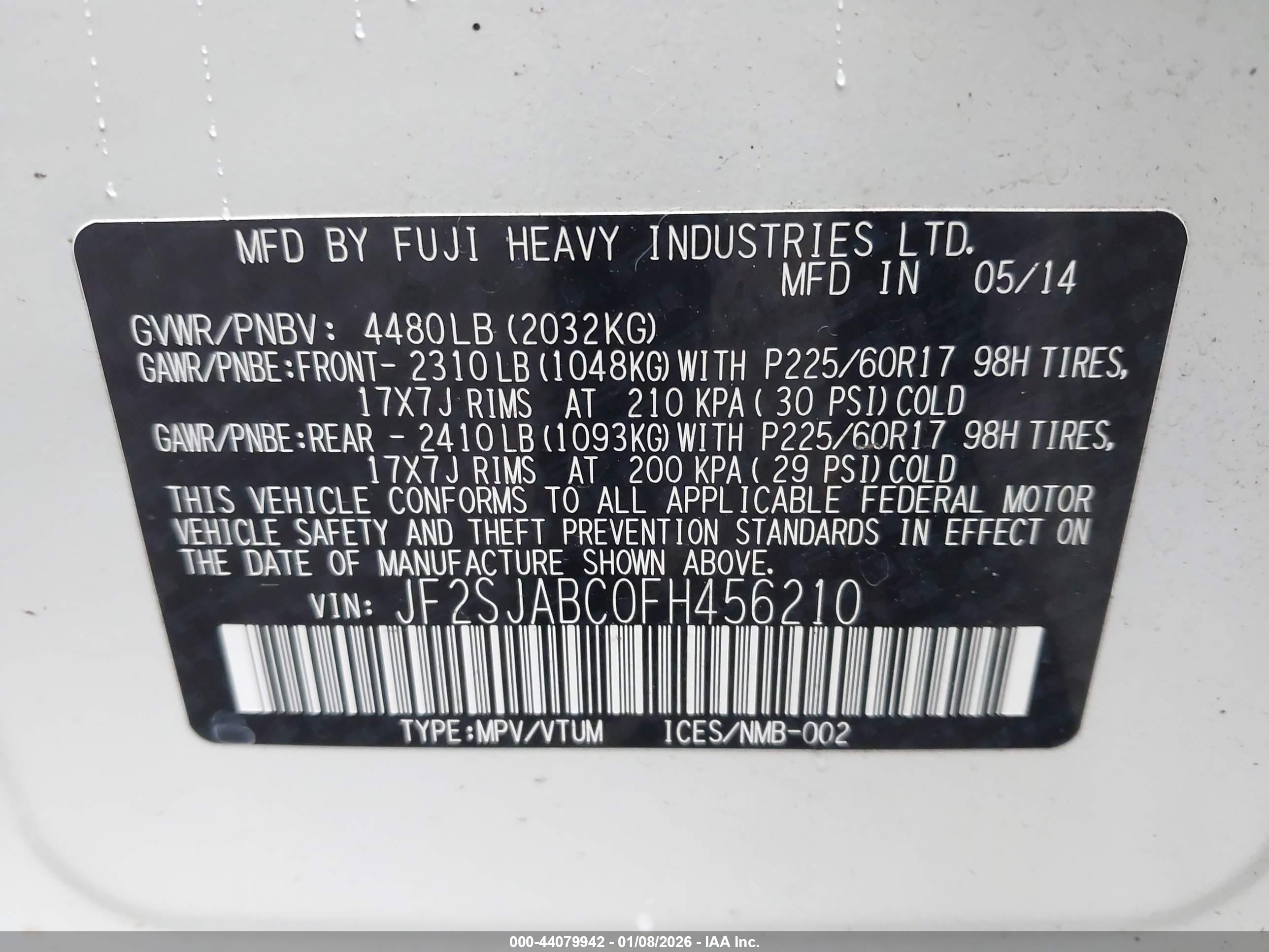 SUBARU FORESTER image 9