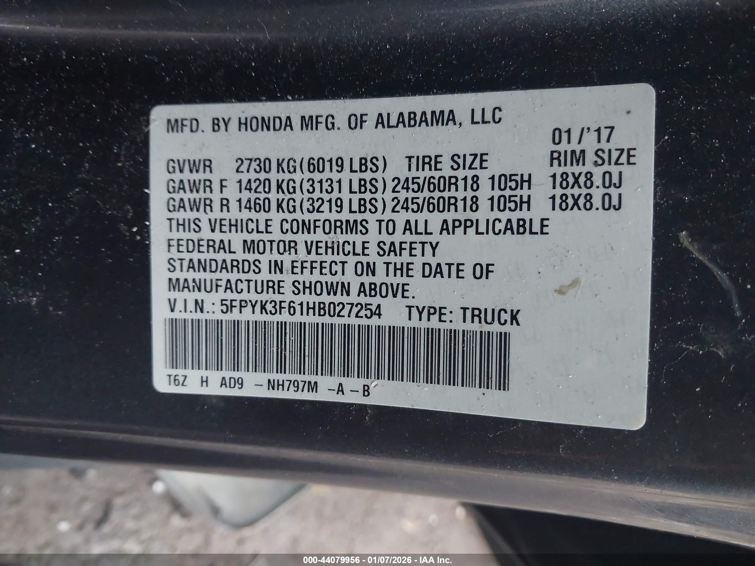 HONDA RIDGELINE image 9