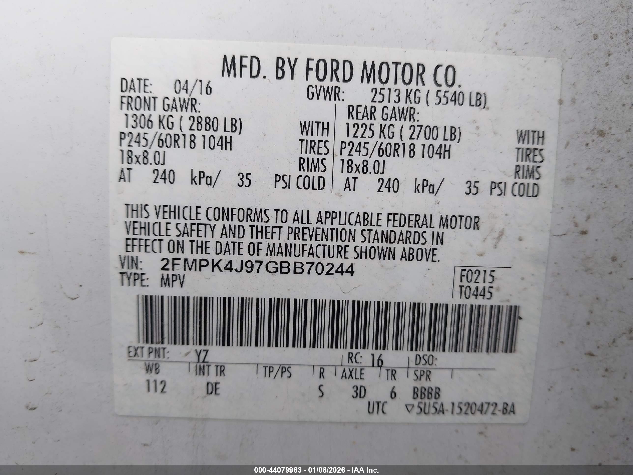FORD EDGE image 9