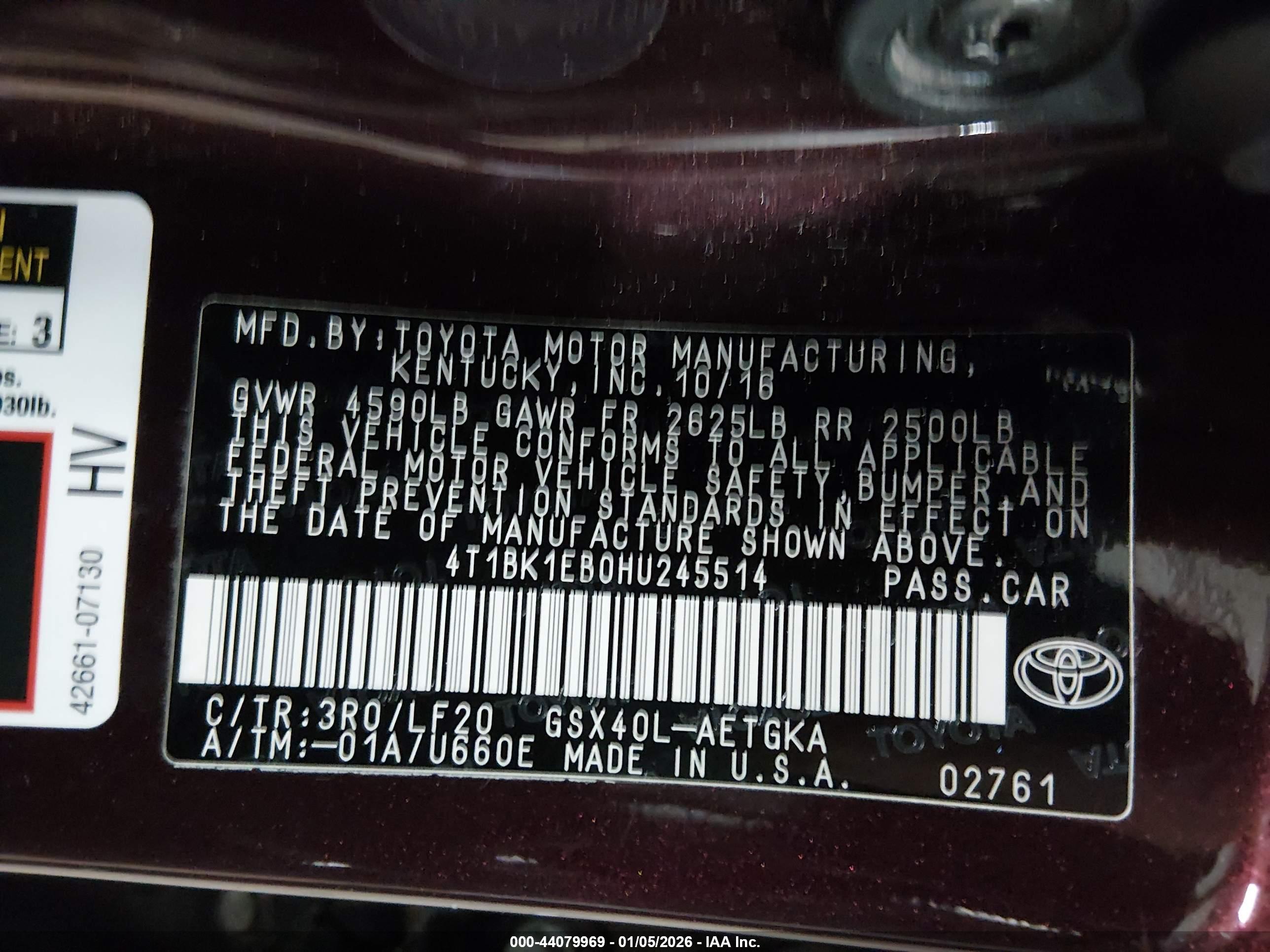 TOYOTA AVALON image 9