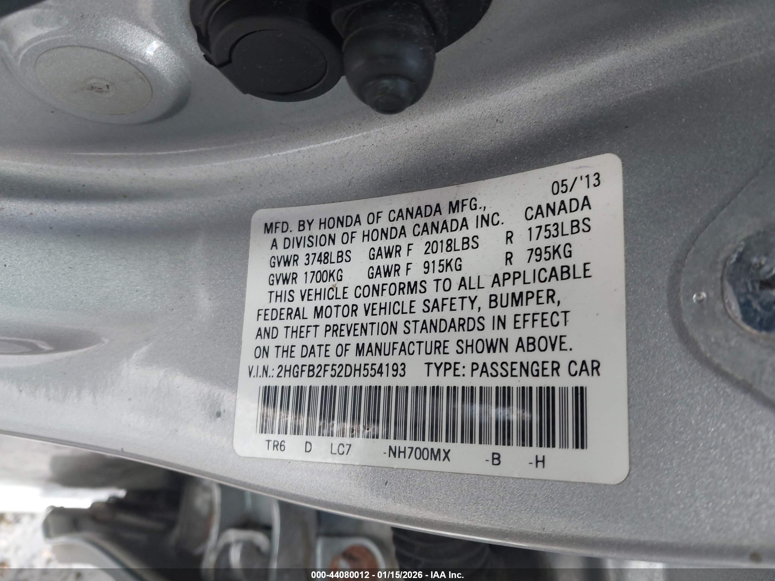 HONDA CIVIC image 9