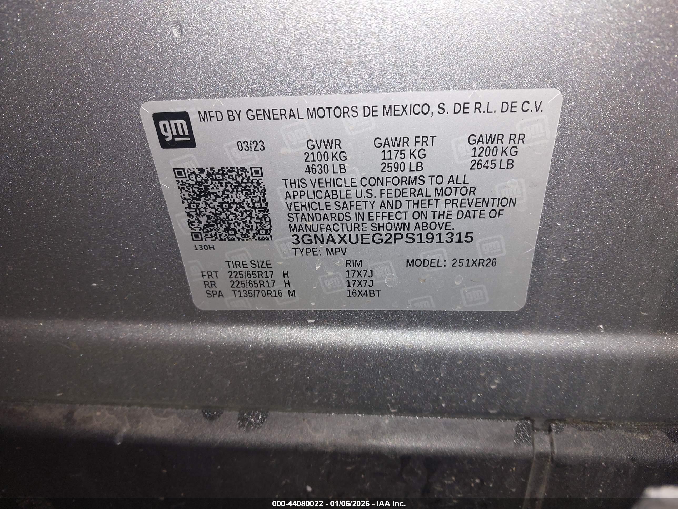 CHEVROLET EQUINOX image 9