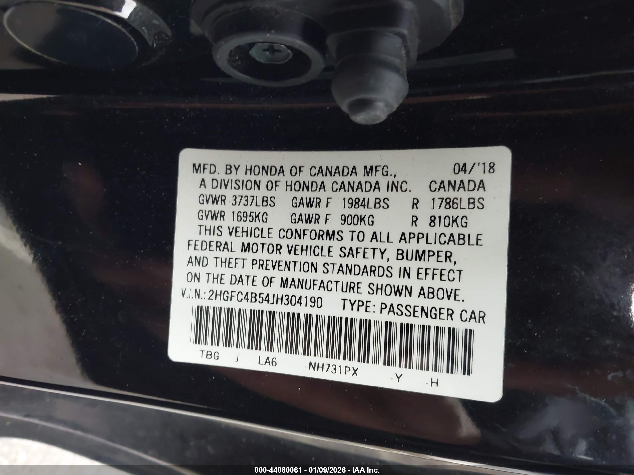 HONDA CIVIC image 9