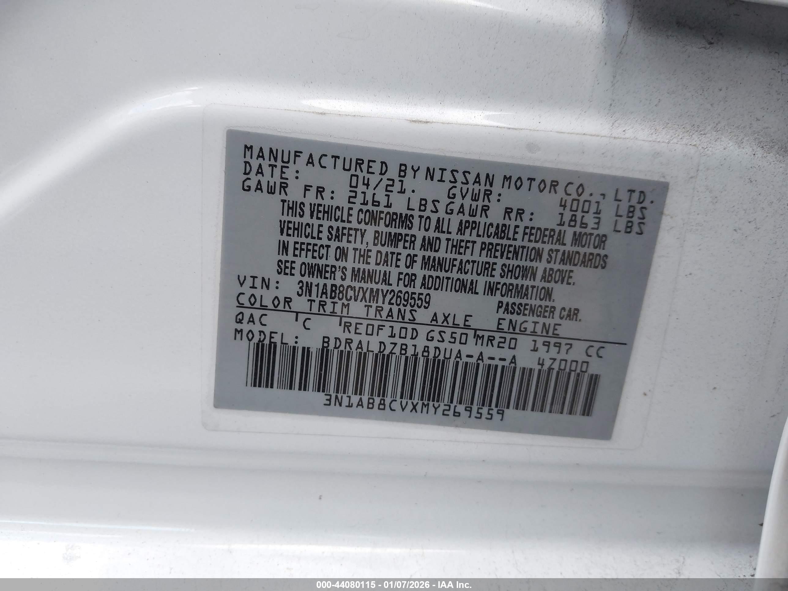 NISSAN SENTRA image 9