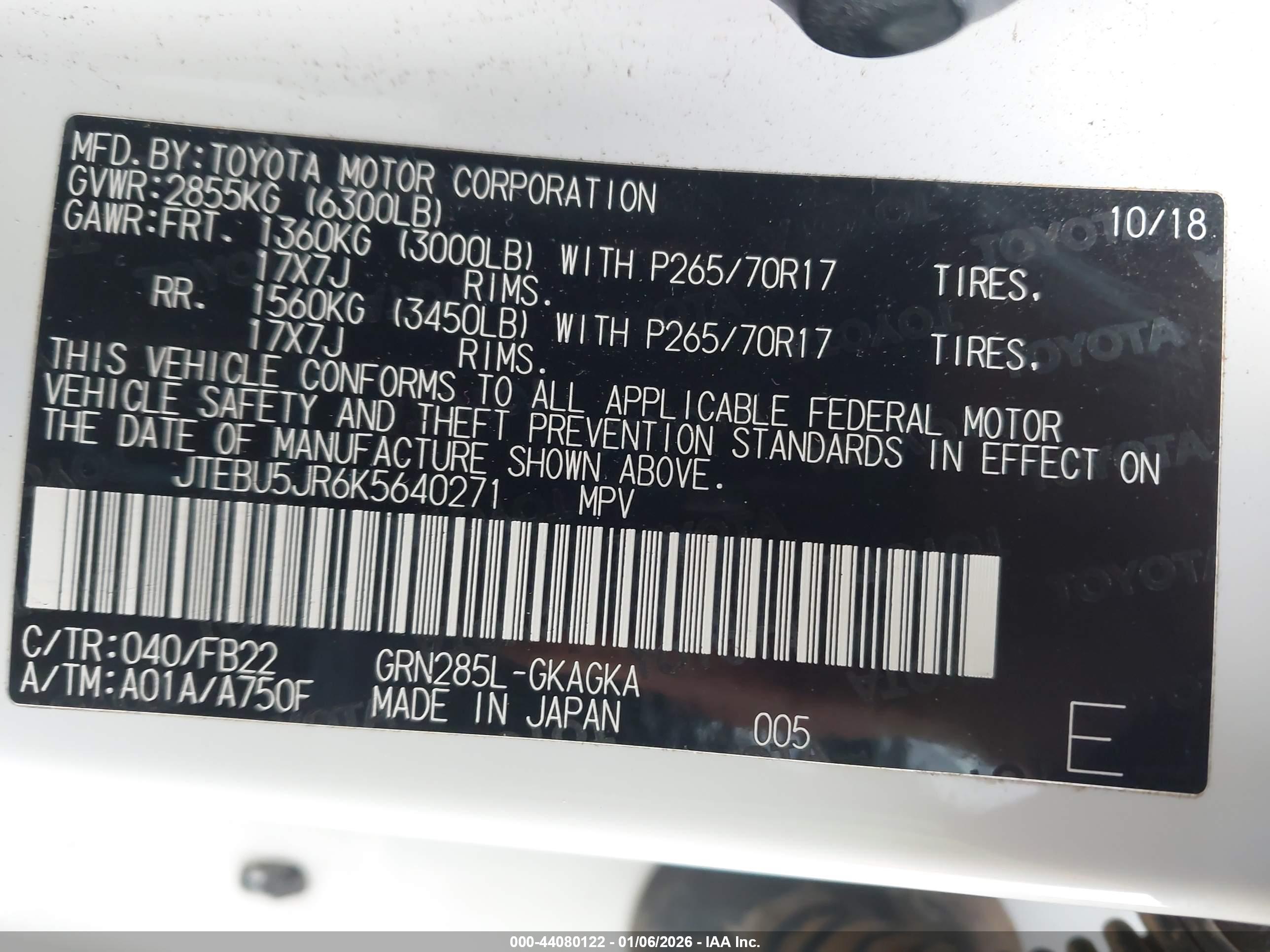 TOYOTA 4RUNNER image 9