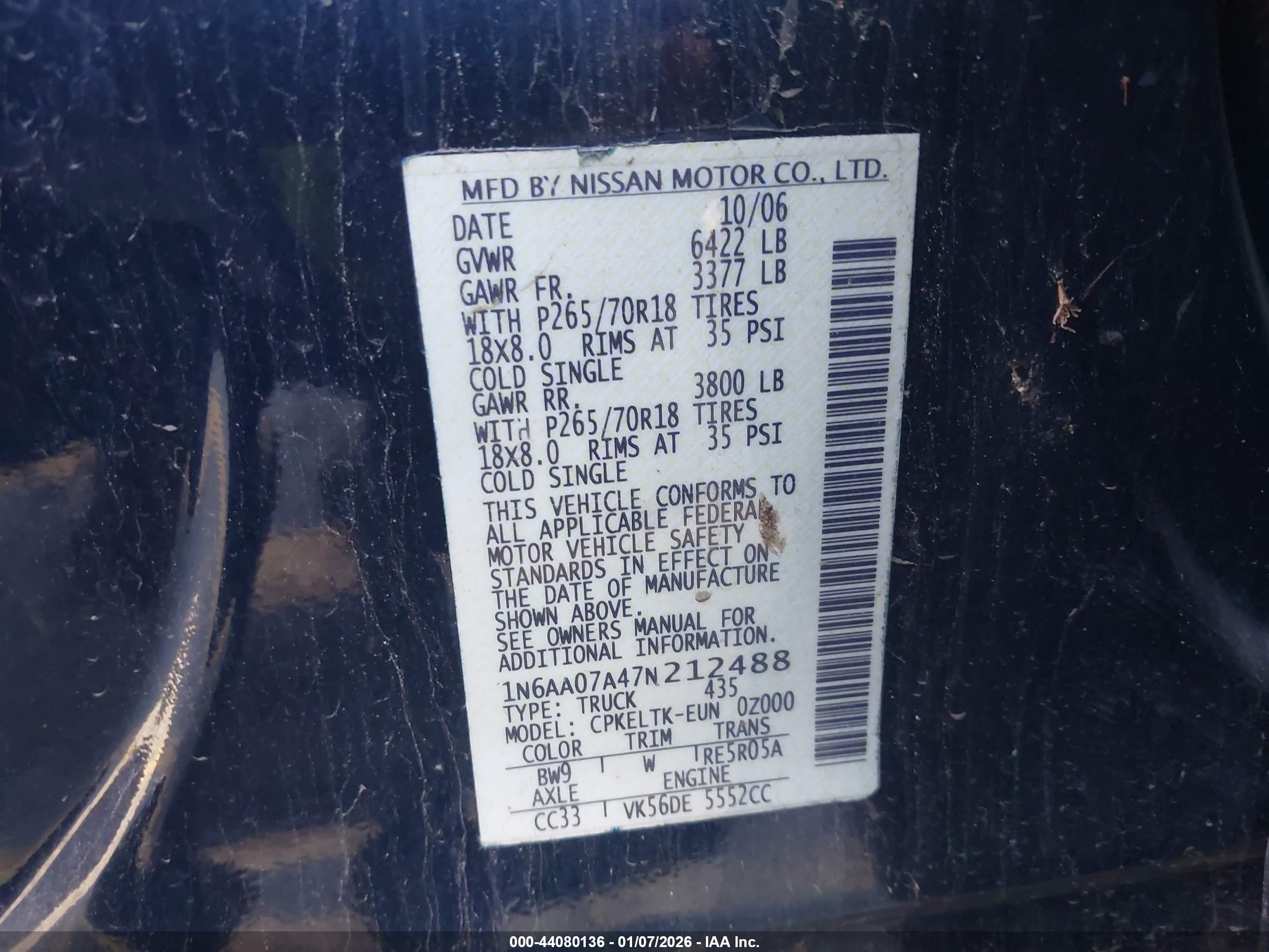 NISSAN TITAN image 9