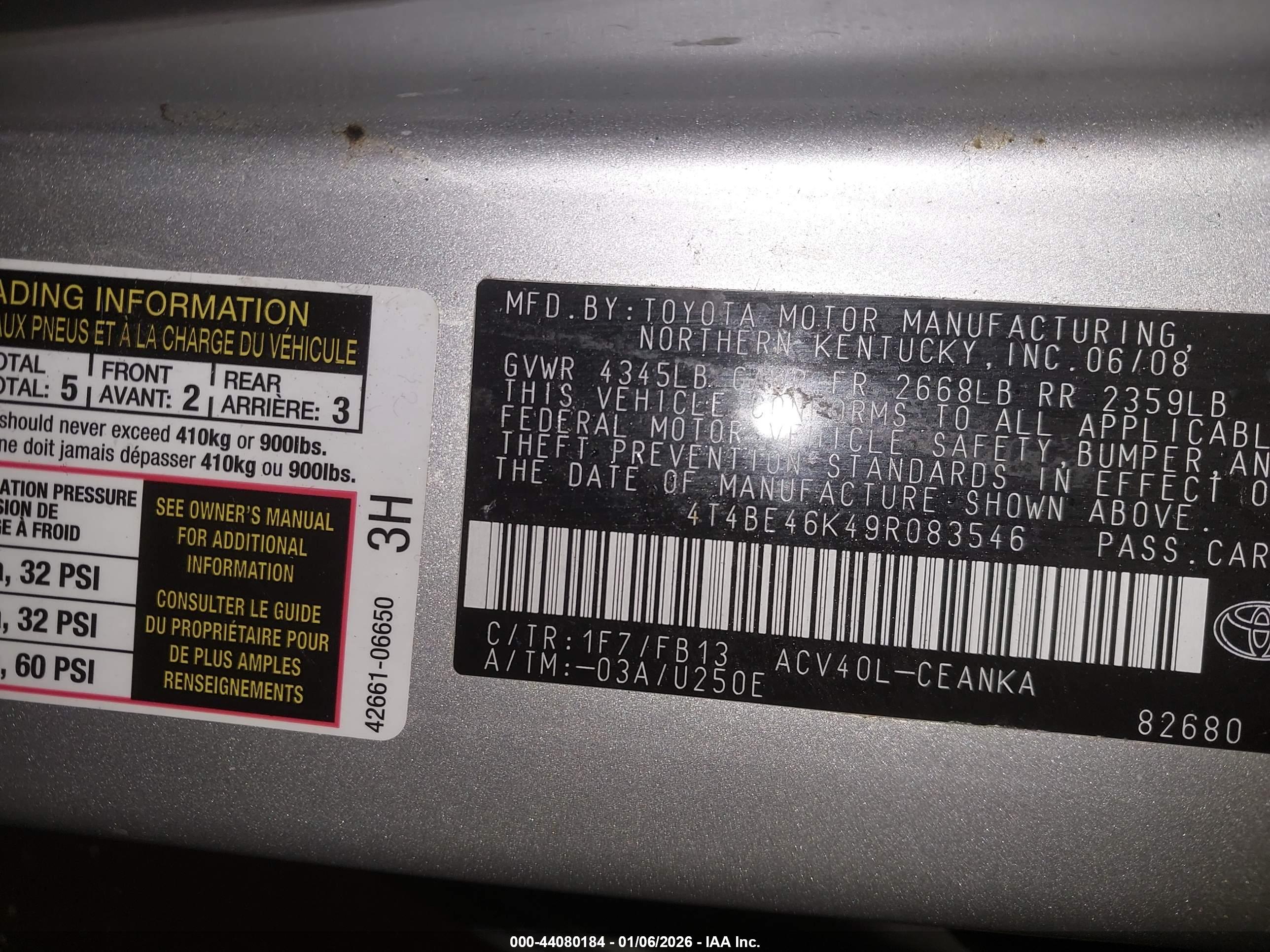 TOYOTA CAMRY image 9