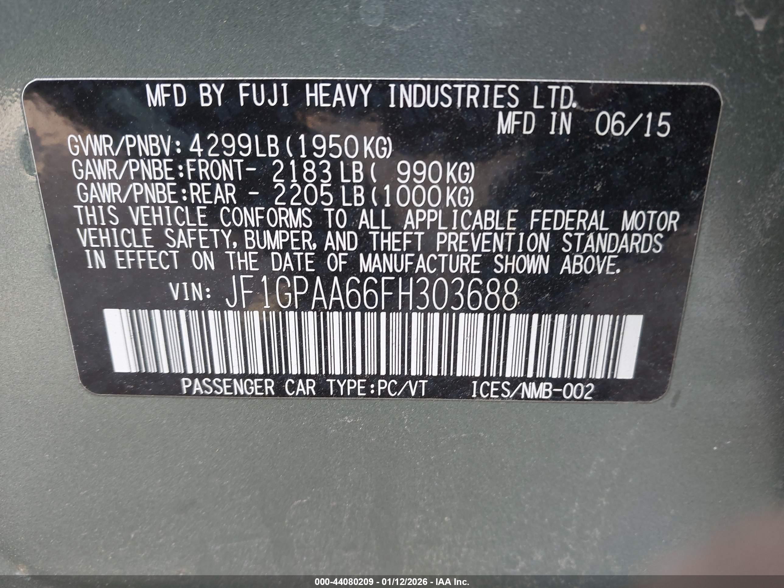 SUBARU IMPREZA image 9