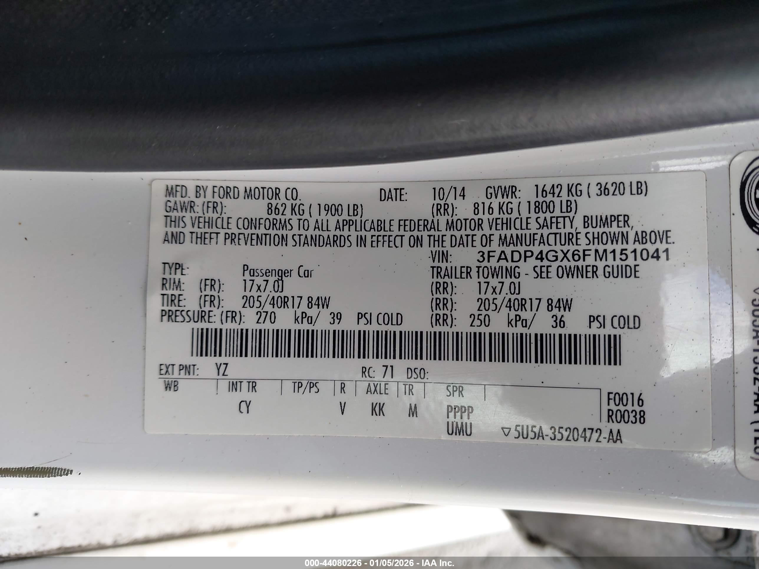 FORD FIESTA image 9