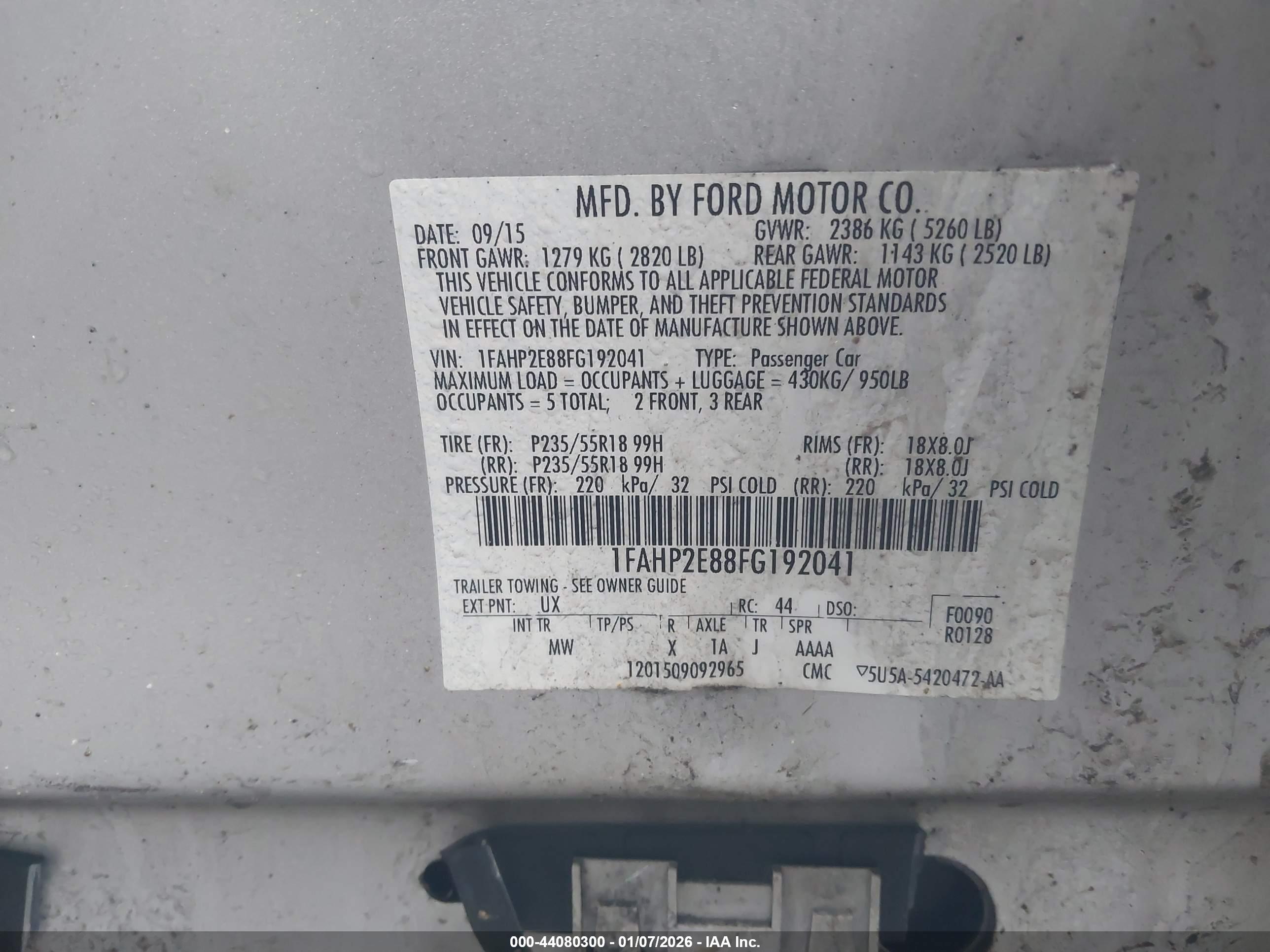 FORD TAURUS image 9