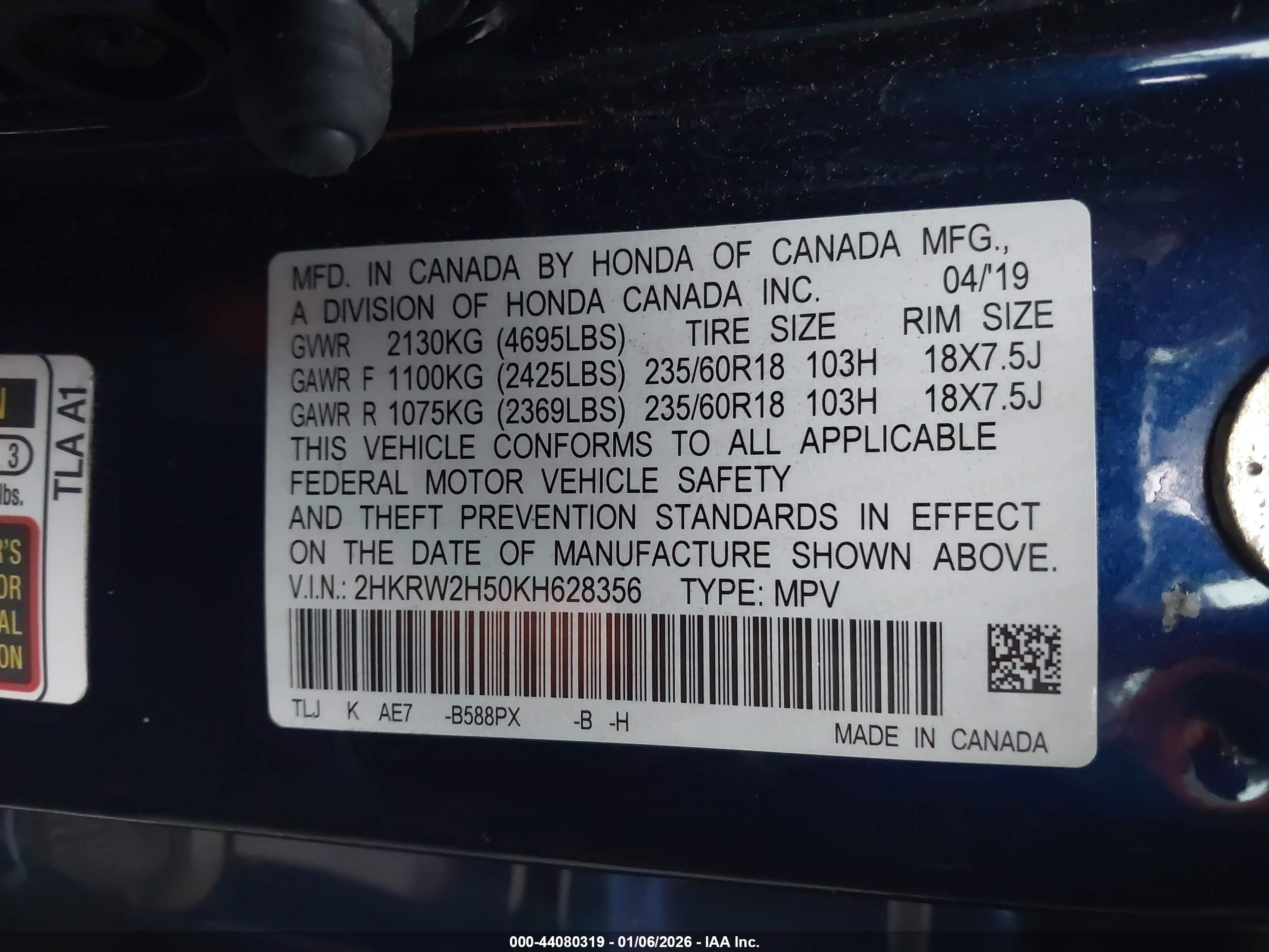 HONDA CR-V image 9