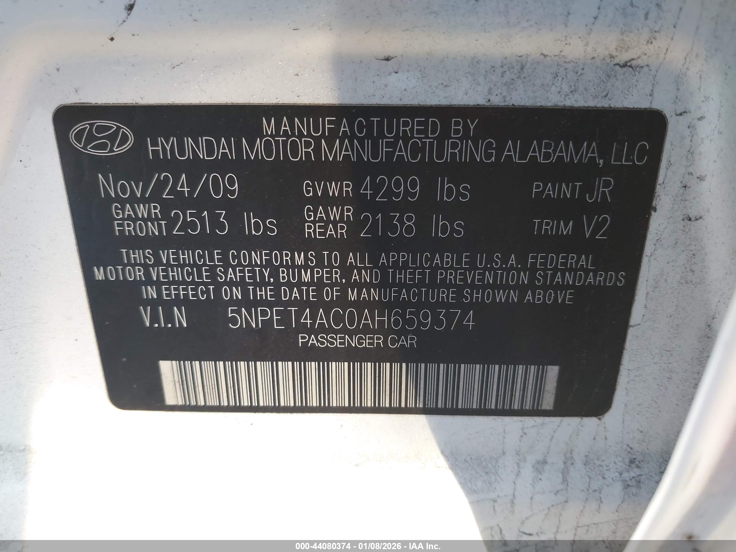 HYUNDAI SONATA image 9