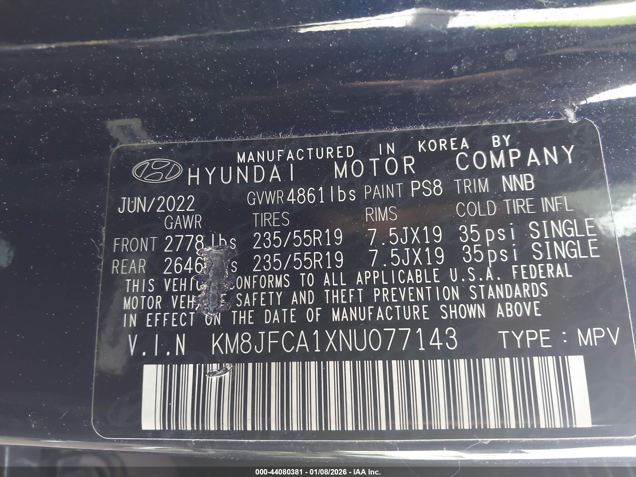 HYUNDAI TUCSON image 9