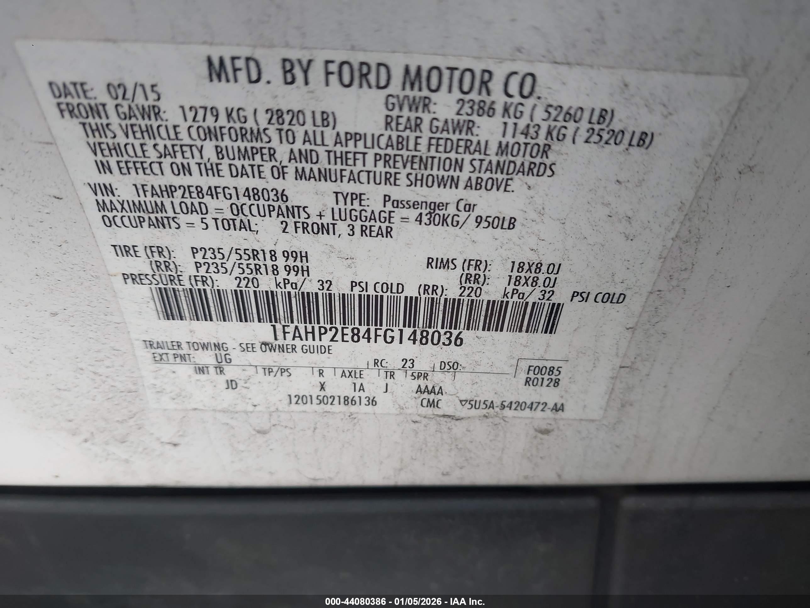 FORD TAURUS image 9