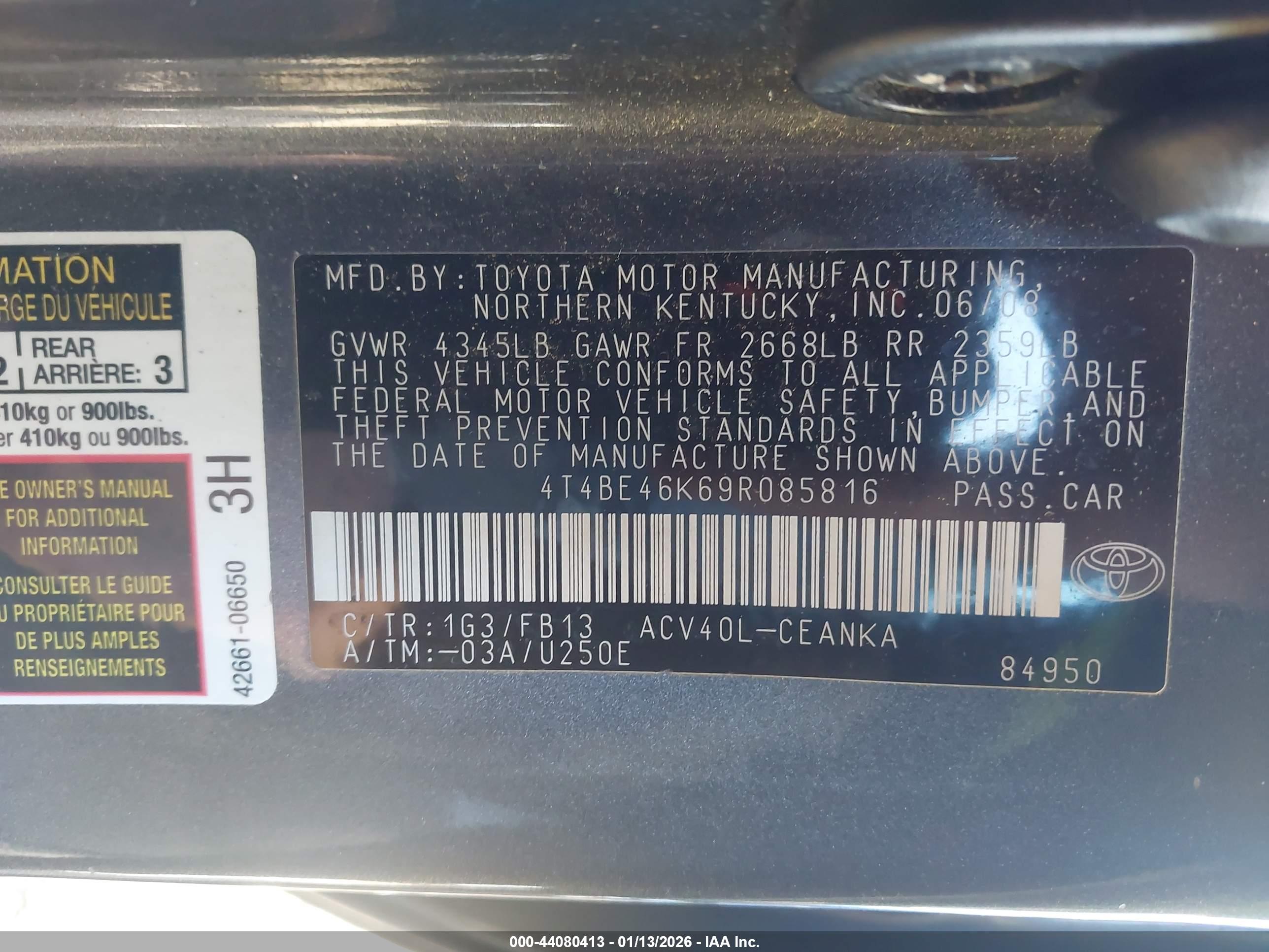 TOYOTA CAMRY image 9