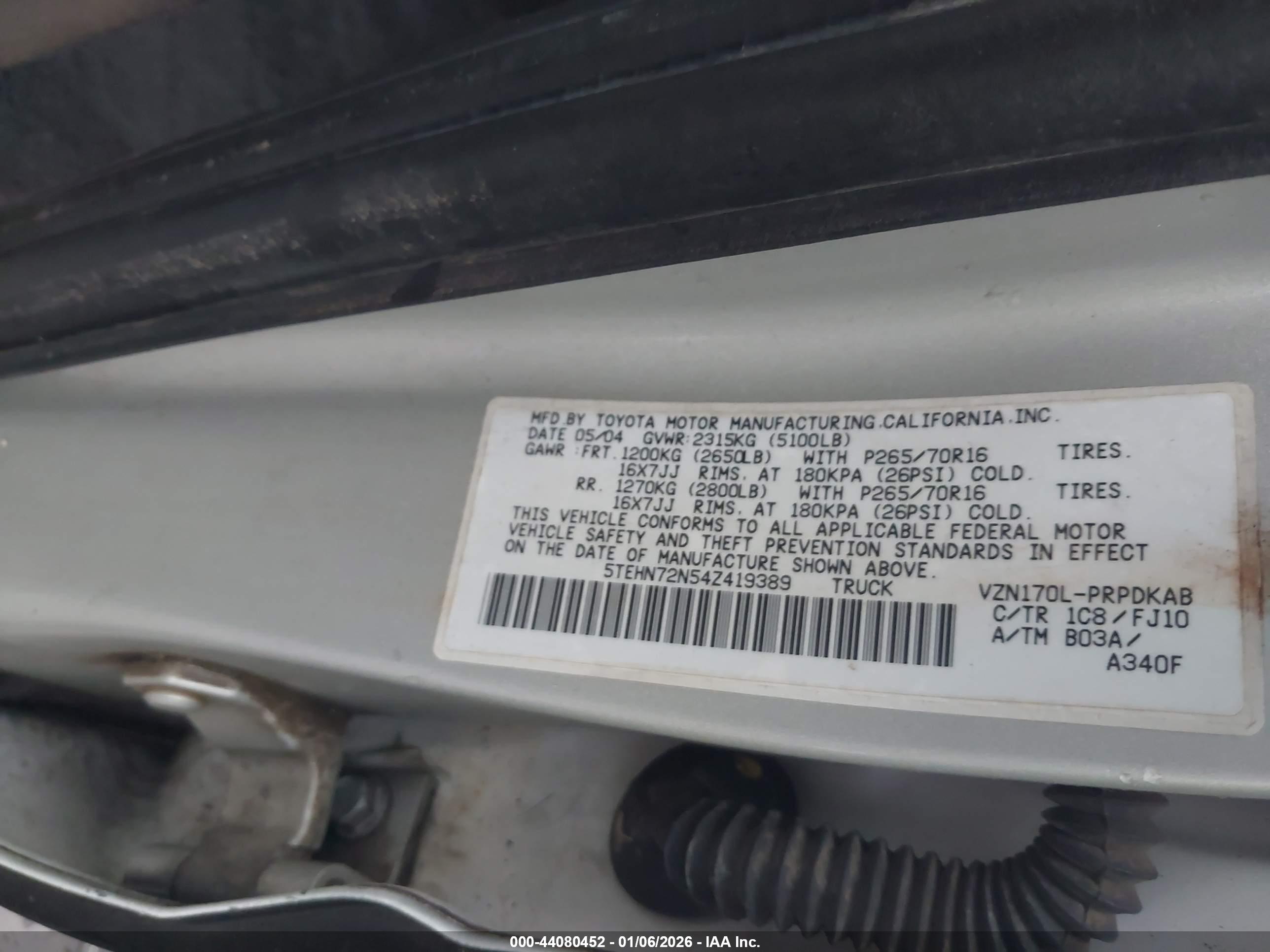 TOYOTA TACOMA image 9