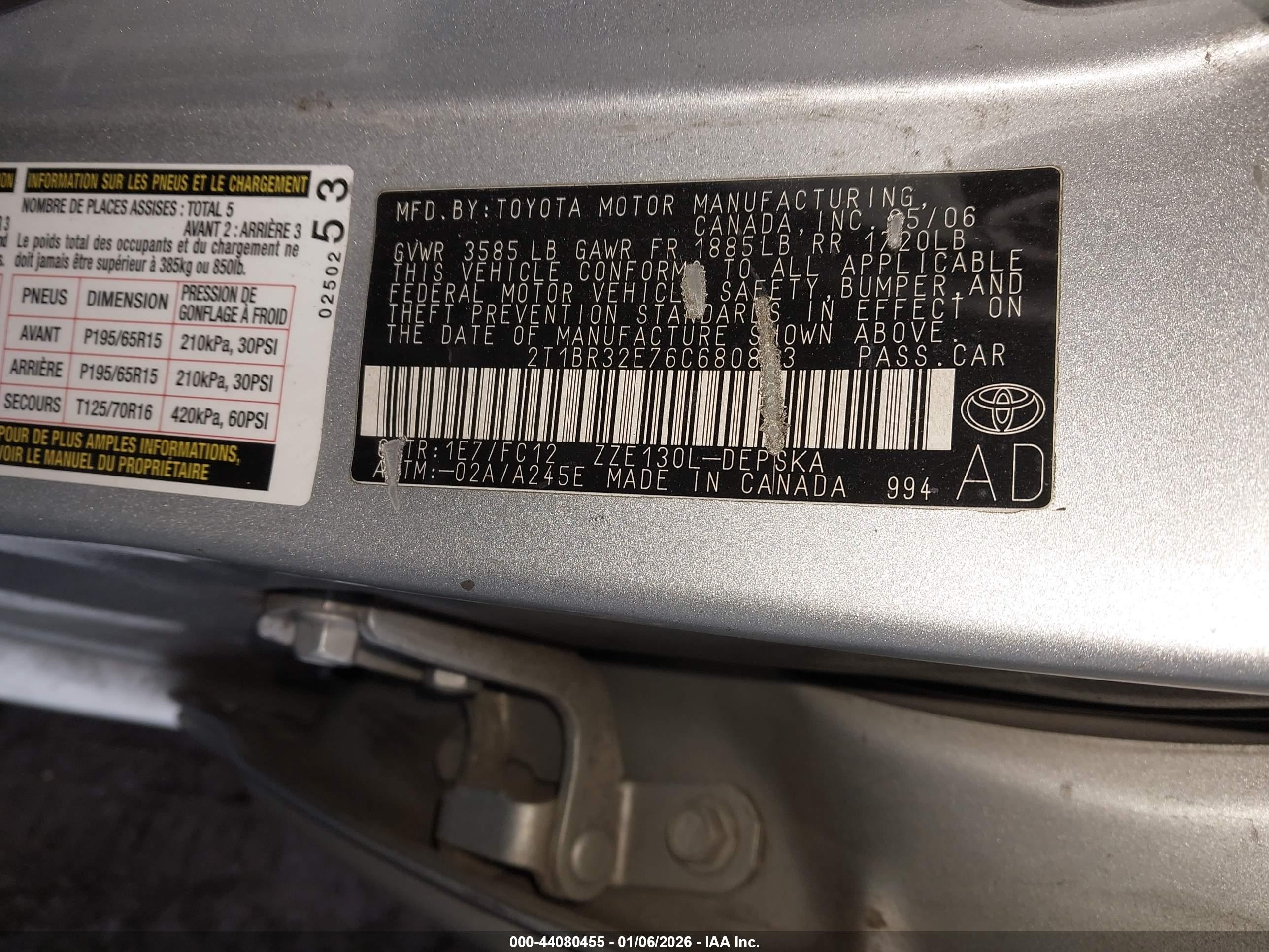 TOYOTA COROLLA image 9
