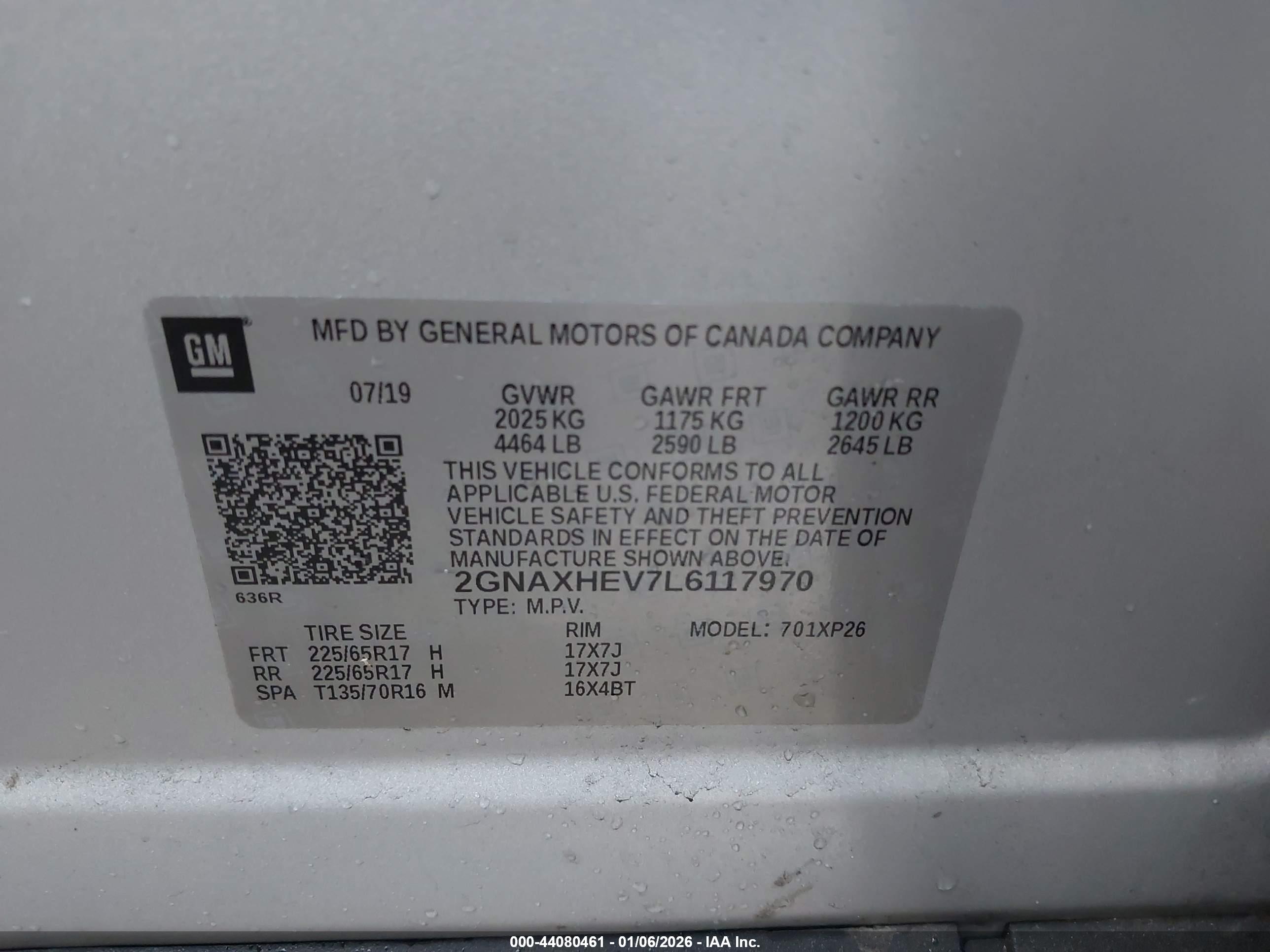 CHEVROLET EQUINOX image 9