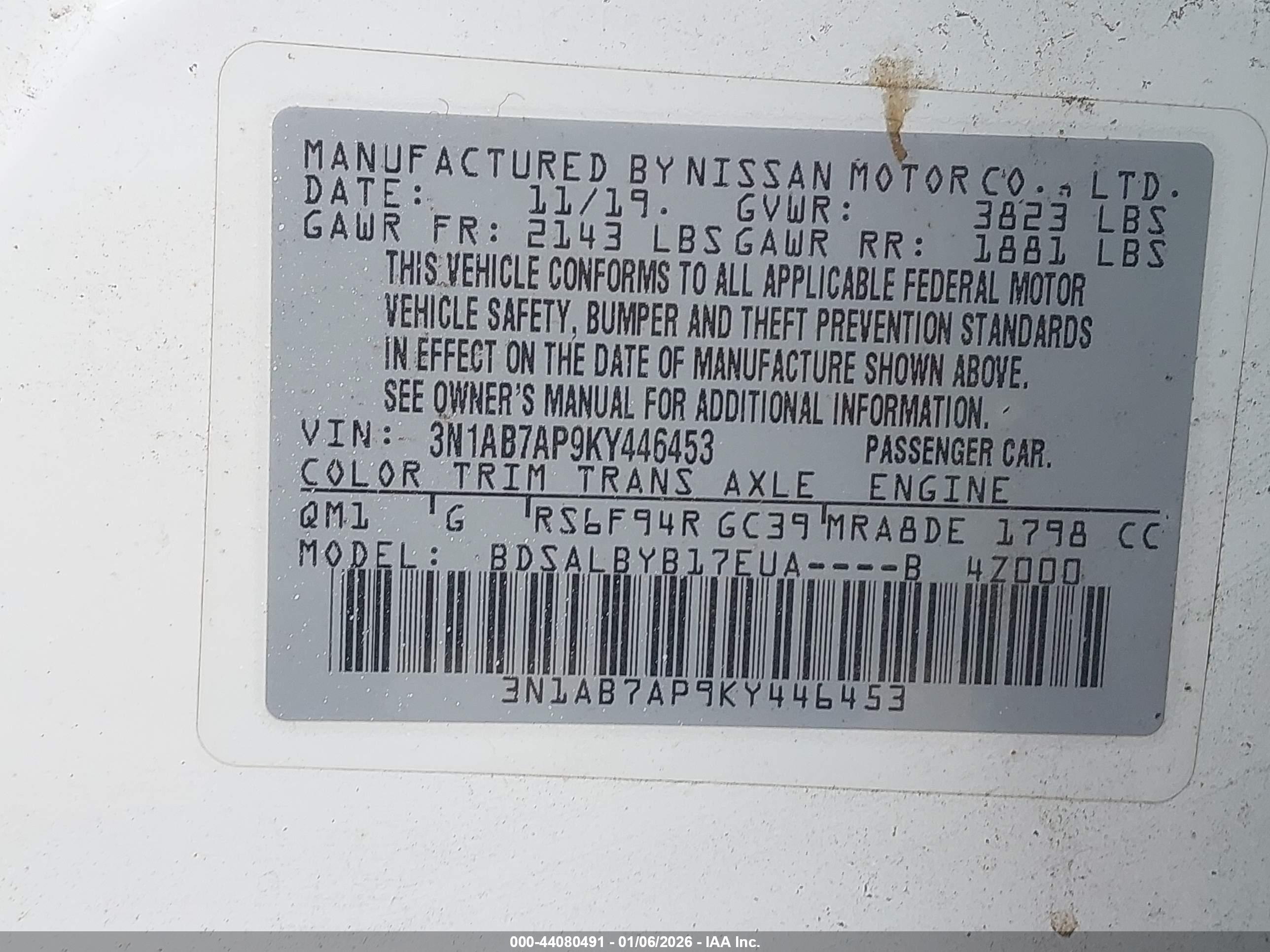 NISSAN SENTRA image 9