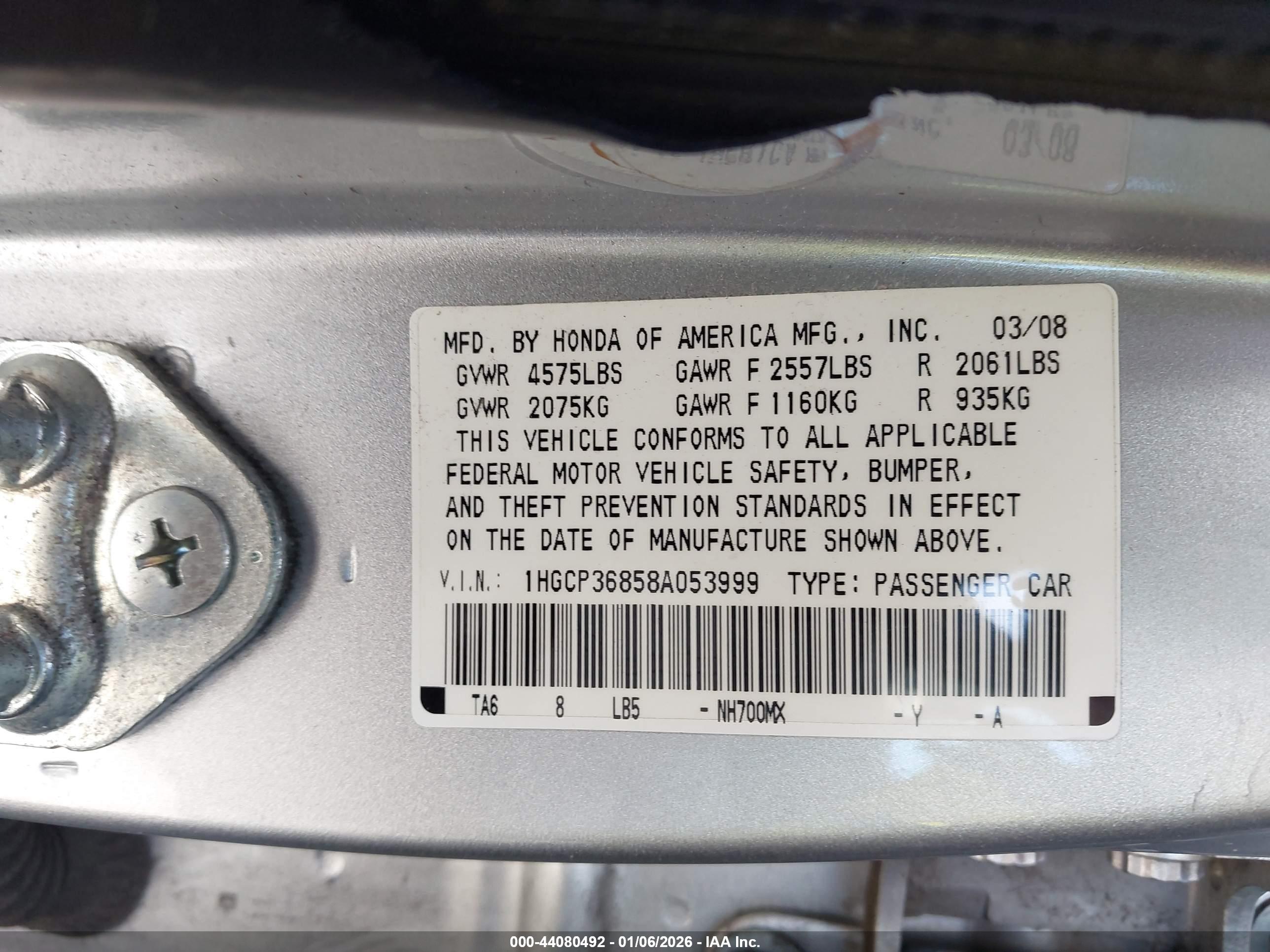 HONDA ACCORD image 9
