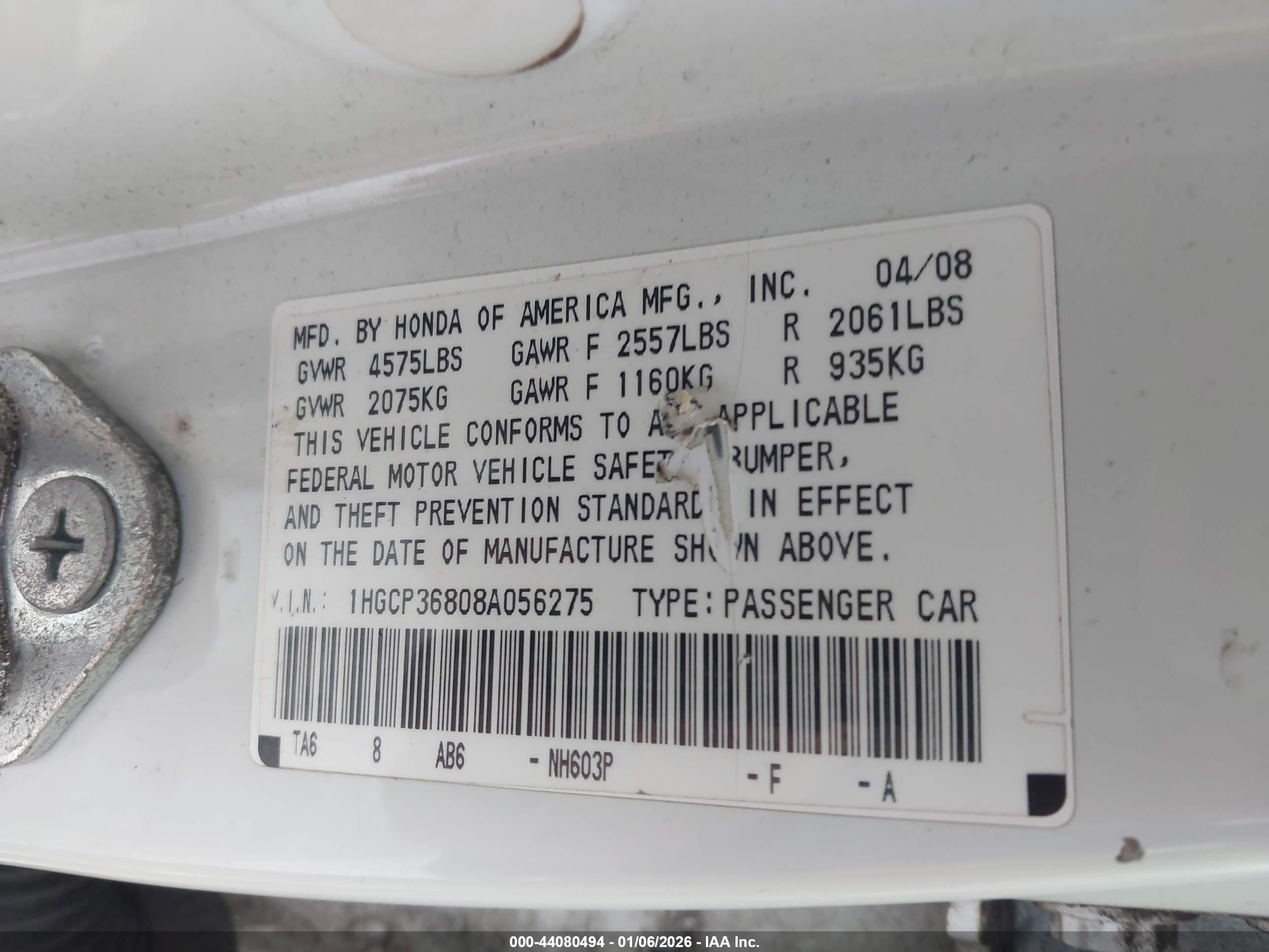 HONDA ACCORD image 9