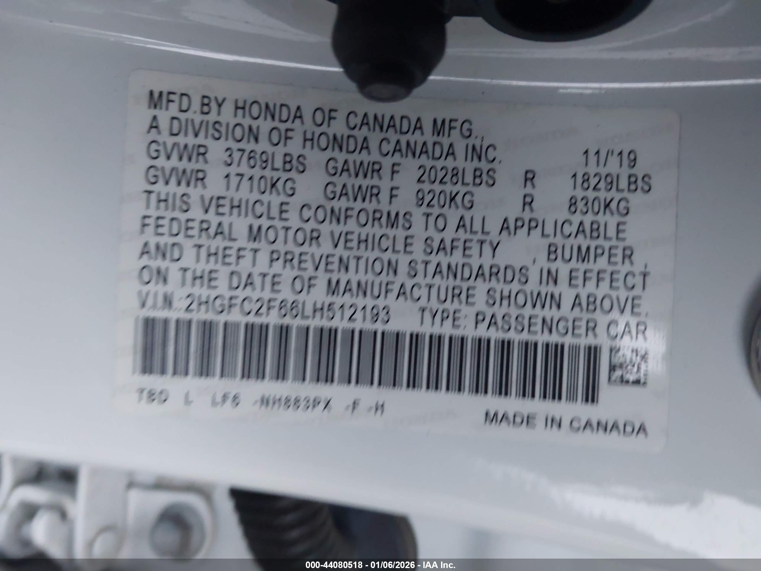 HONDA CIVIC image 9