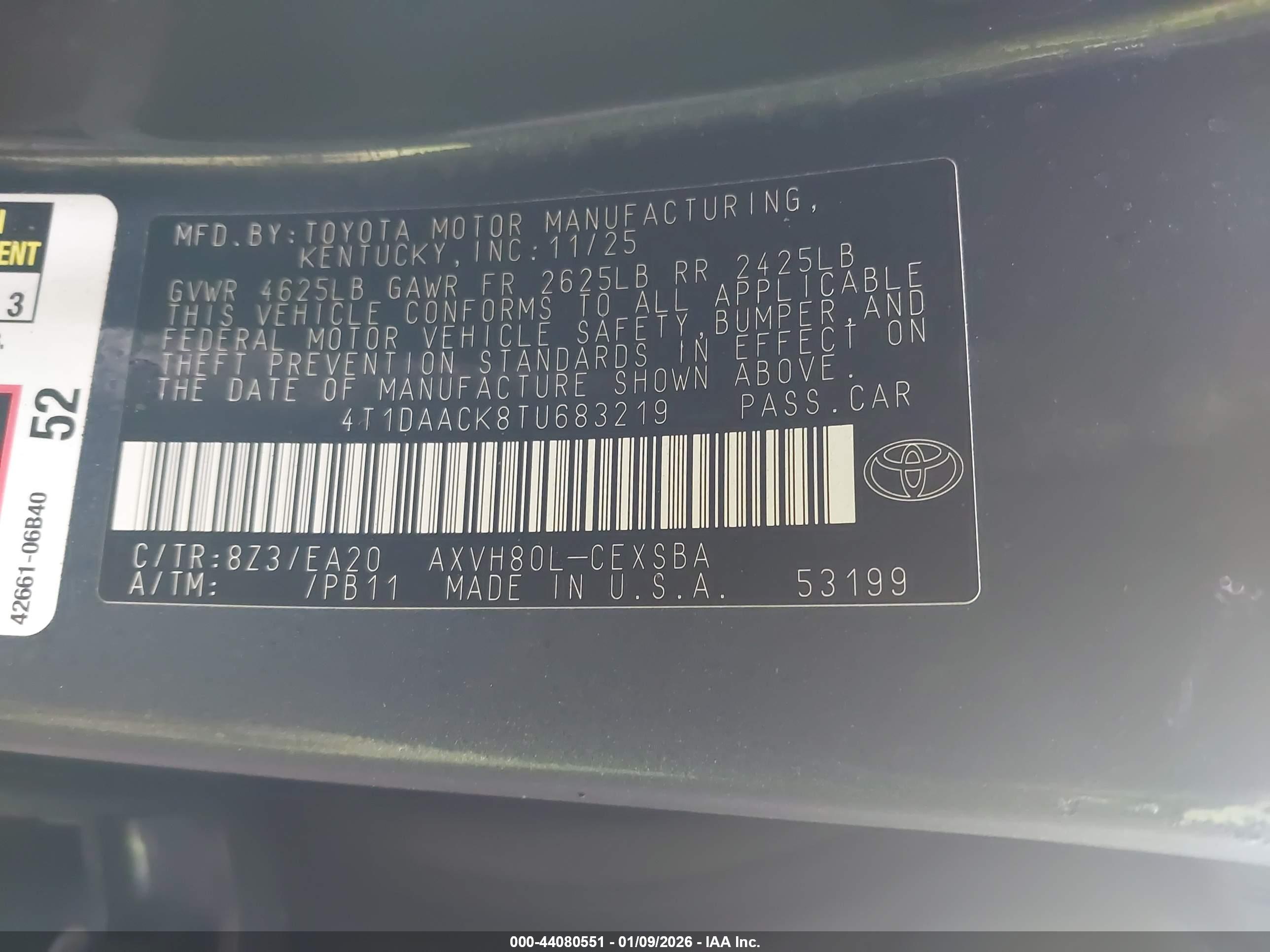 TOYOTA CAMRY image 9