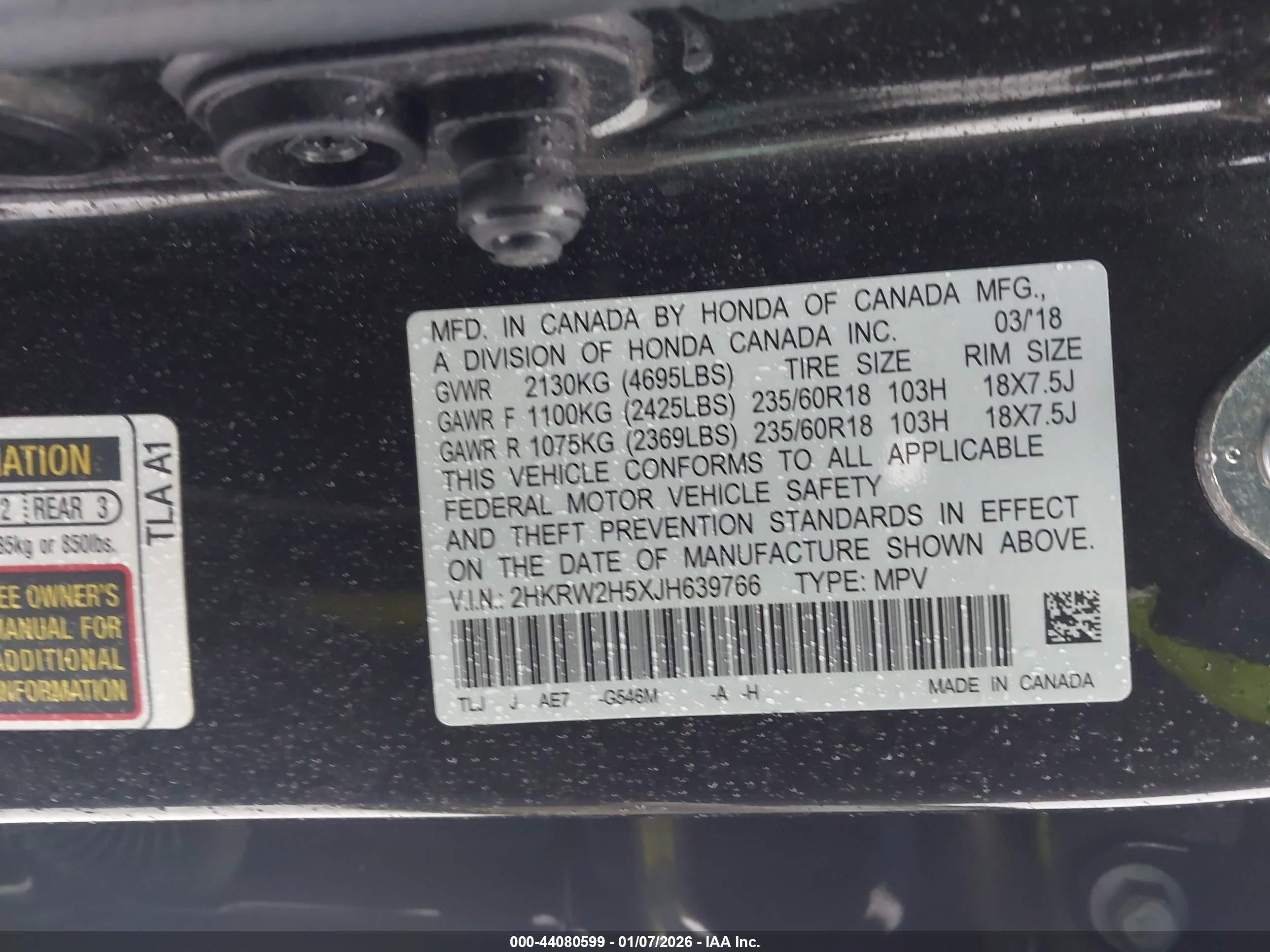 HONDA CR-V image 9