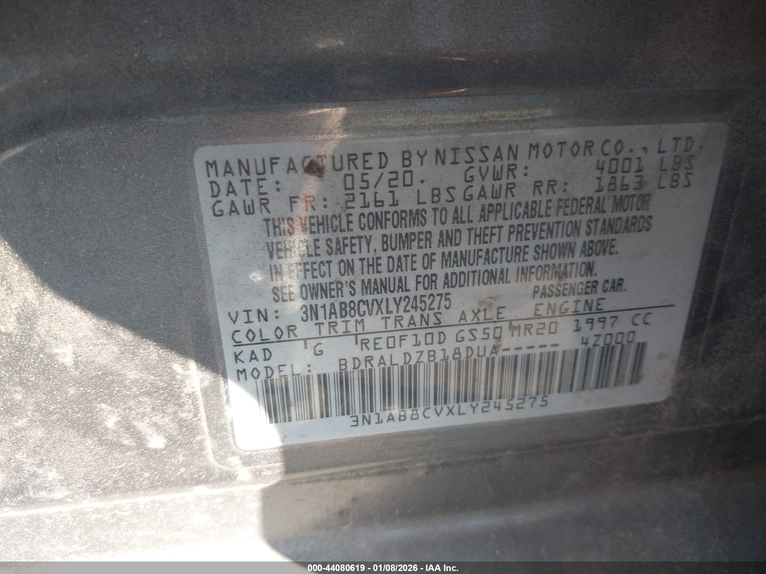 NISSAN SENTRA image 9