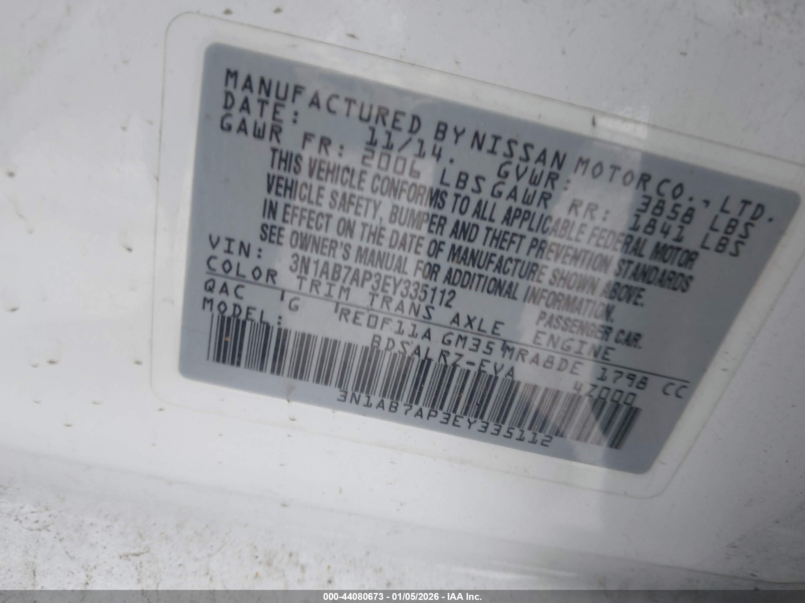 NISSAN SENTRA image 9