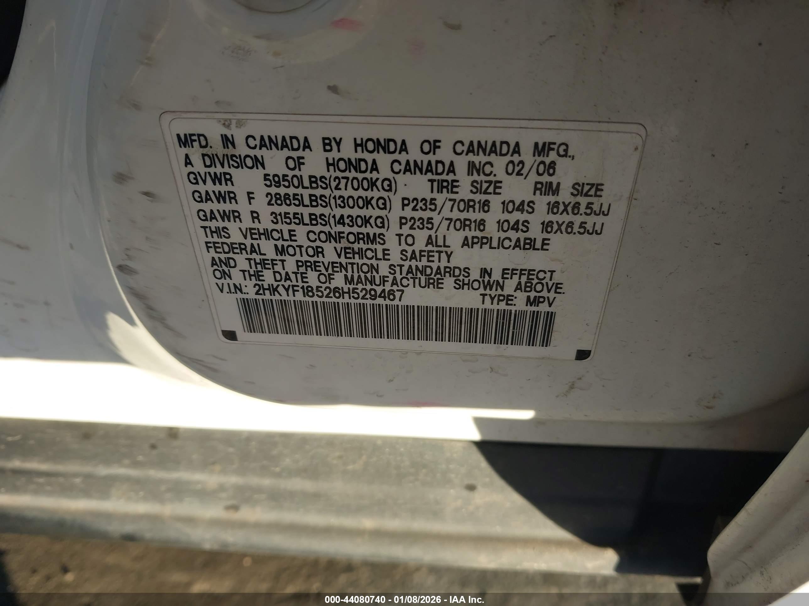 HONDA PILOT image 9